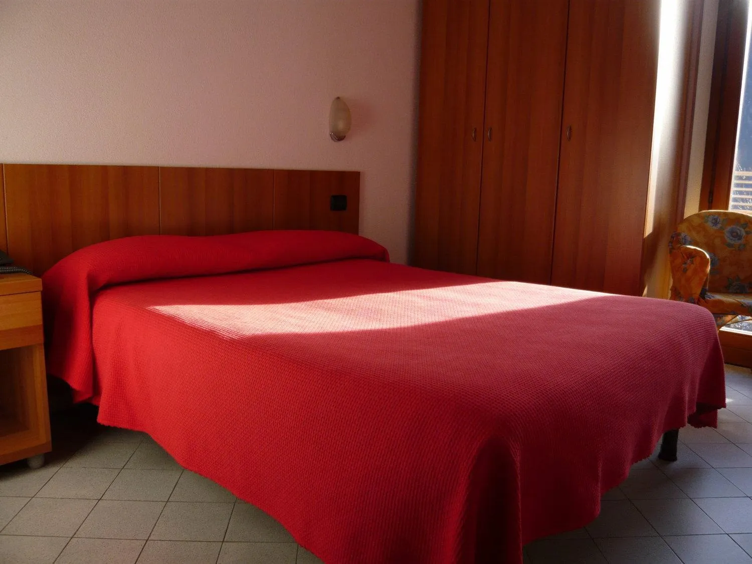 Bed in Hotel Rezia