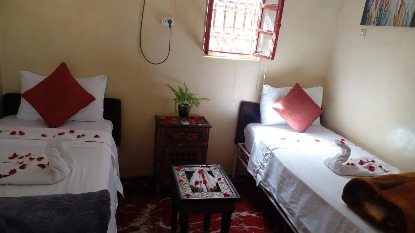 Bed in Riad Dia