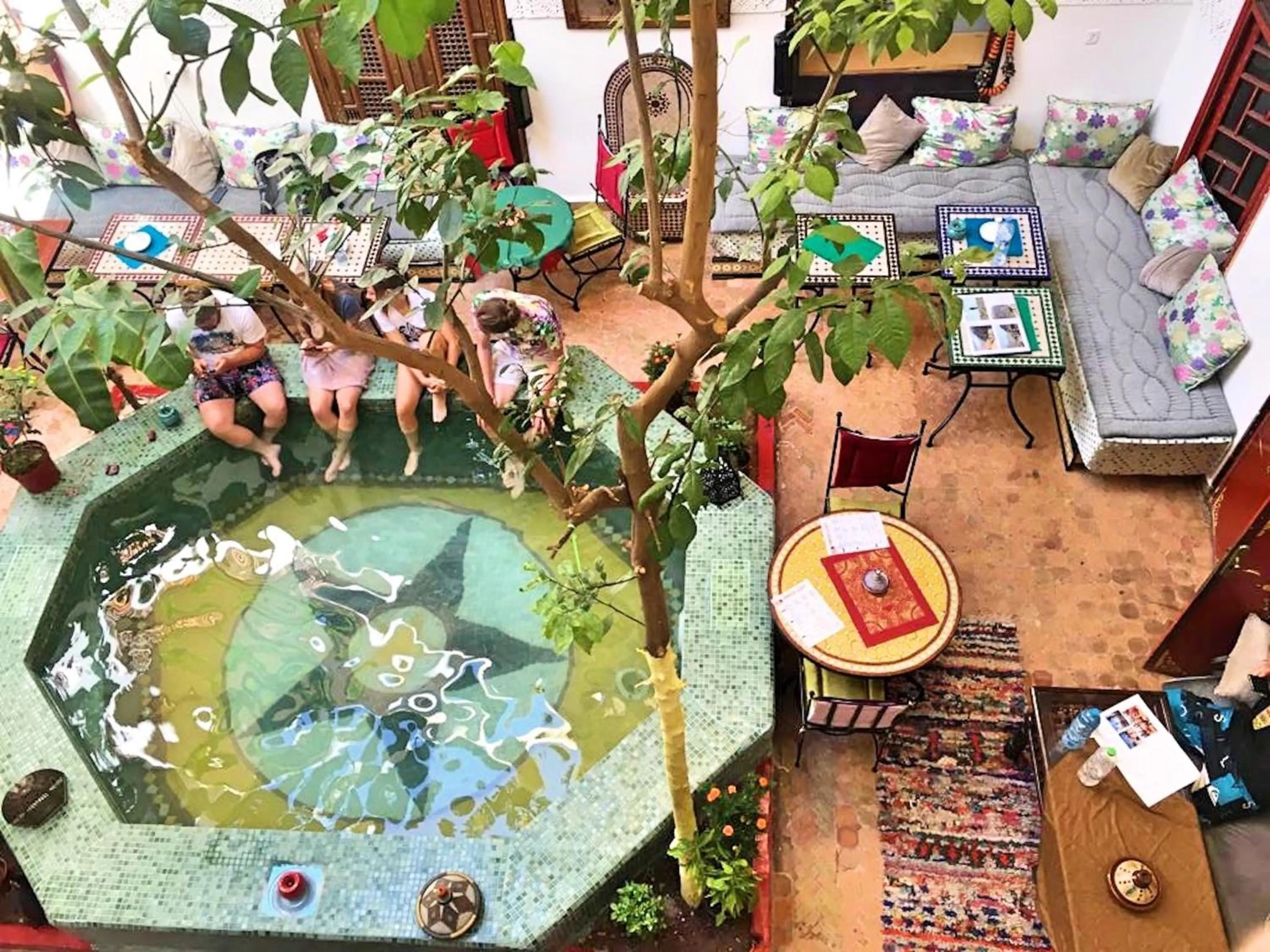Living room in Riad Dia