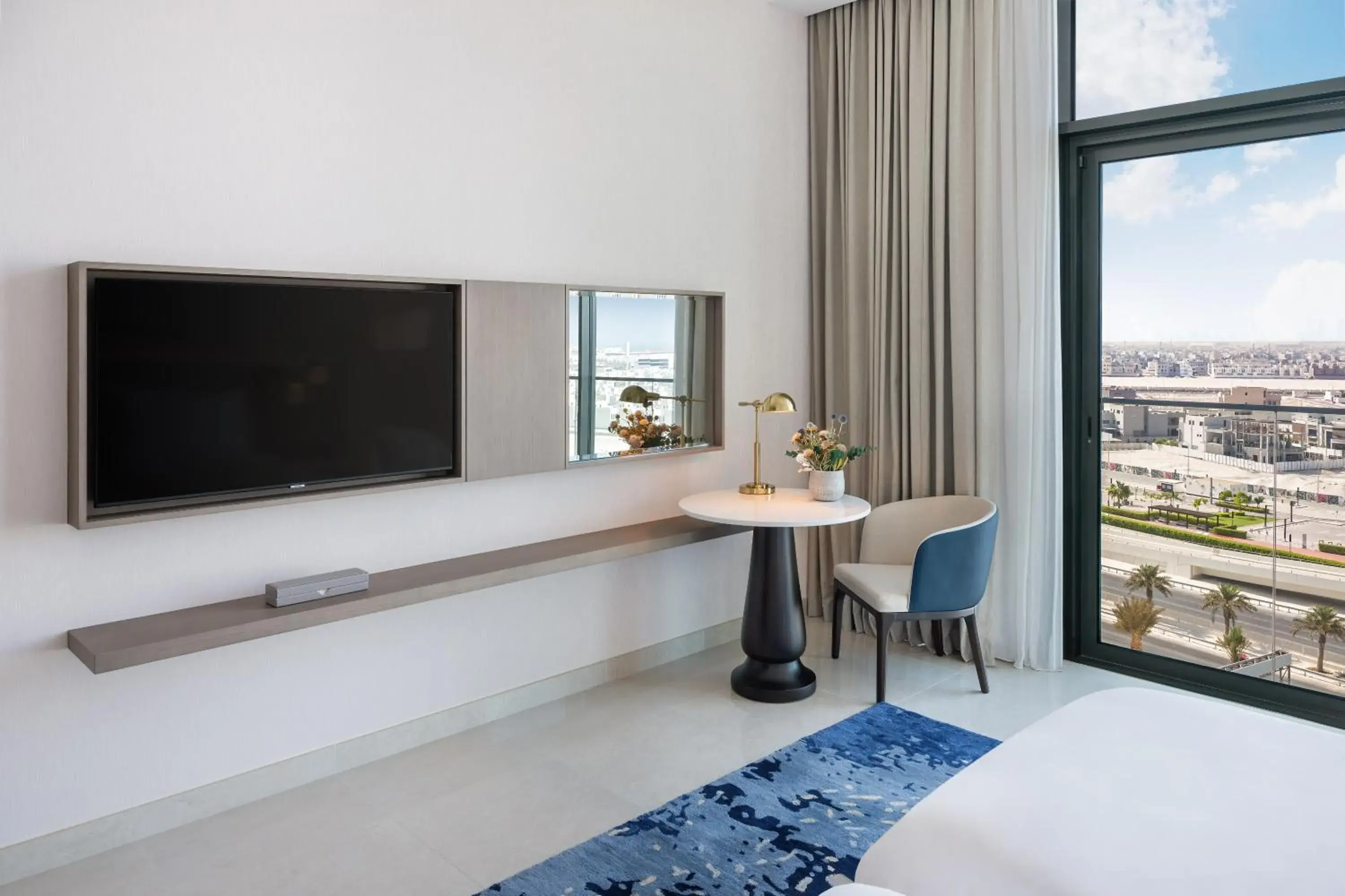 TV and multimedia, Bed in Address Beach Resort Bahrain TV and multimedia, Bed in Address Beach Resort Bahrain