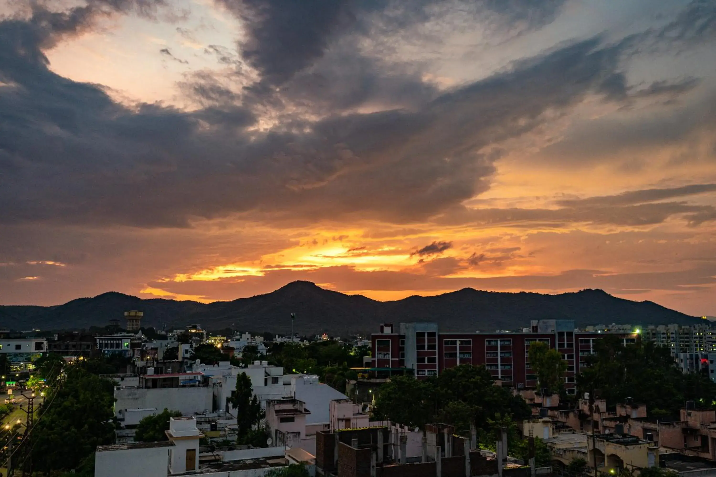 City view in Hotel Naman City view in Hotel Naman