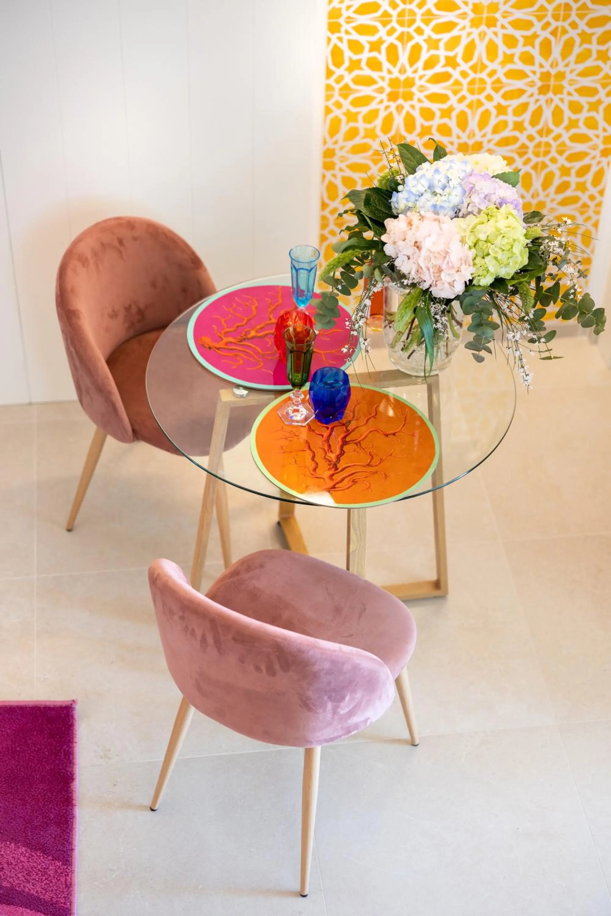 Decorative detail in Suite Belvedere Capri Exclusive Rooms