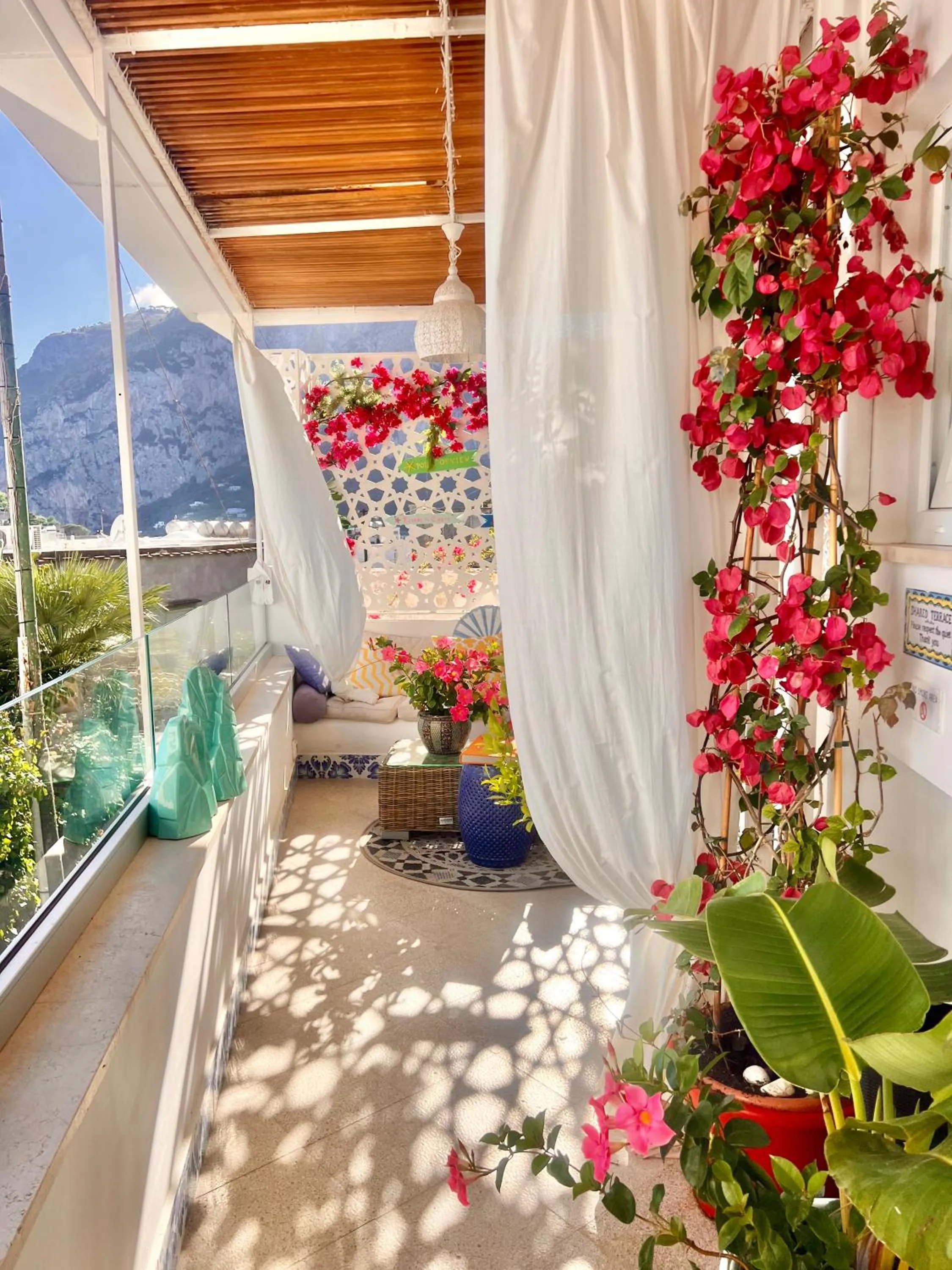 Patio in Suite Belvedere Capri Exclusive Rooms