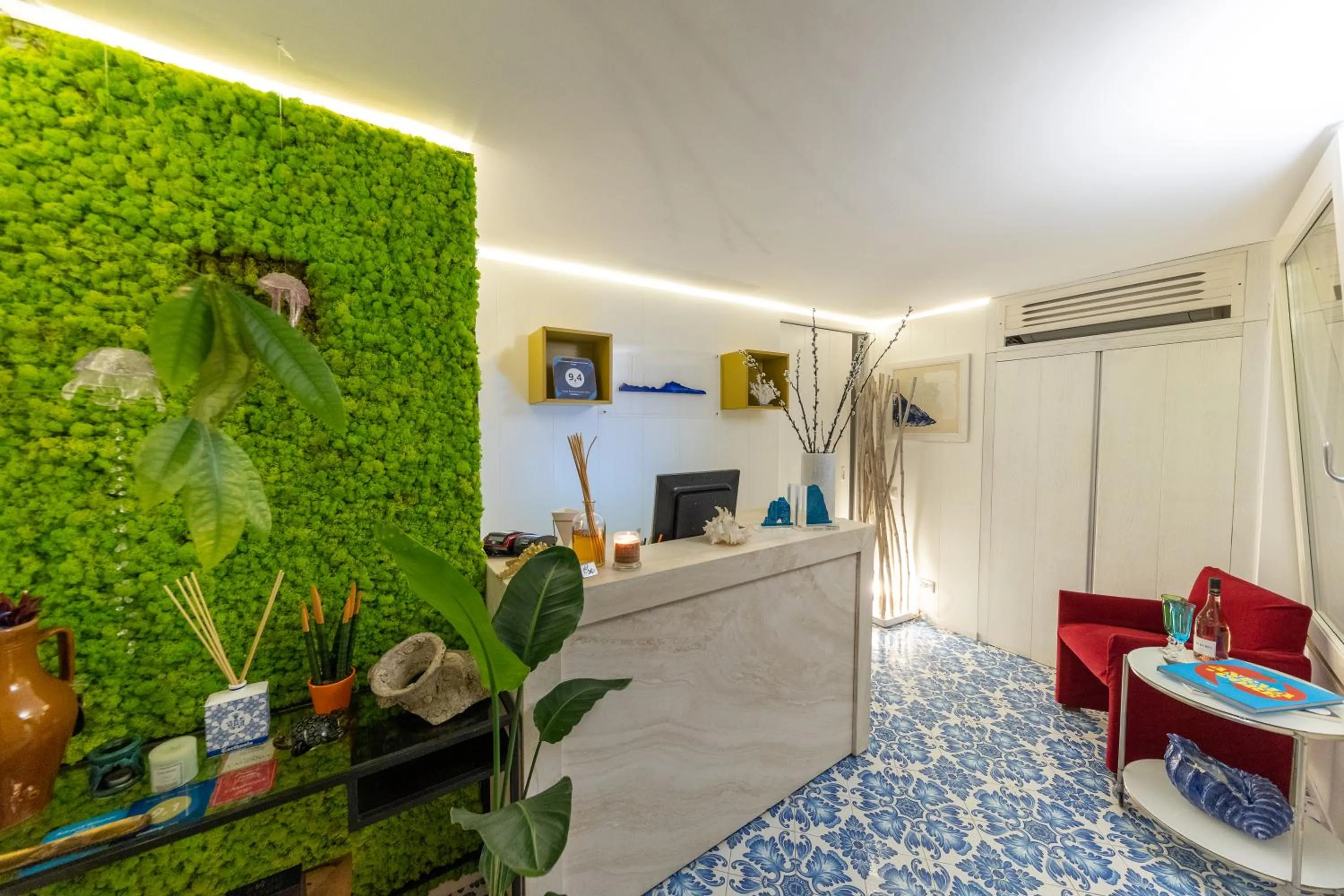 Lobby or reception in Suite Belvedere Capri Exclusive Rooms