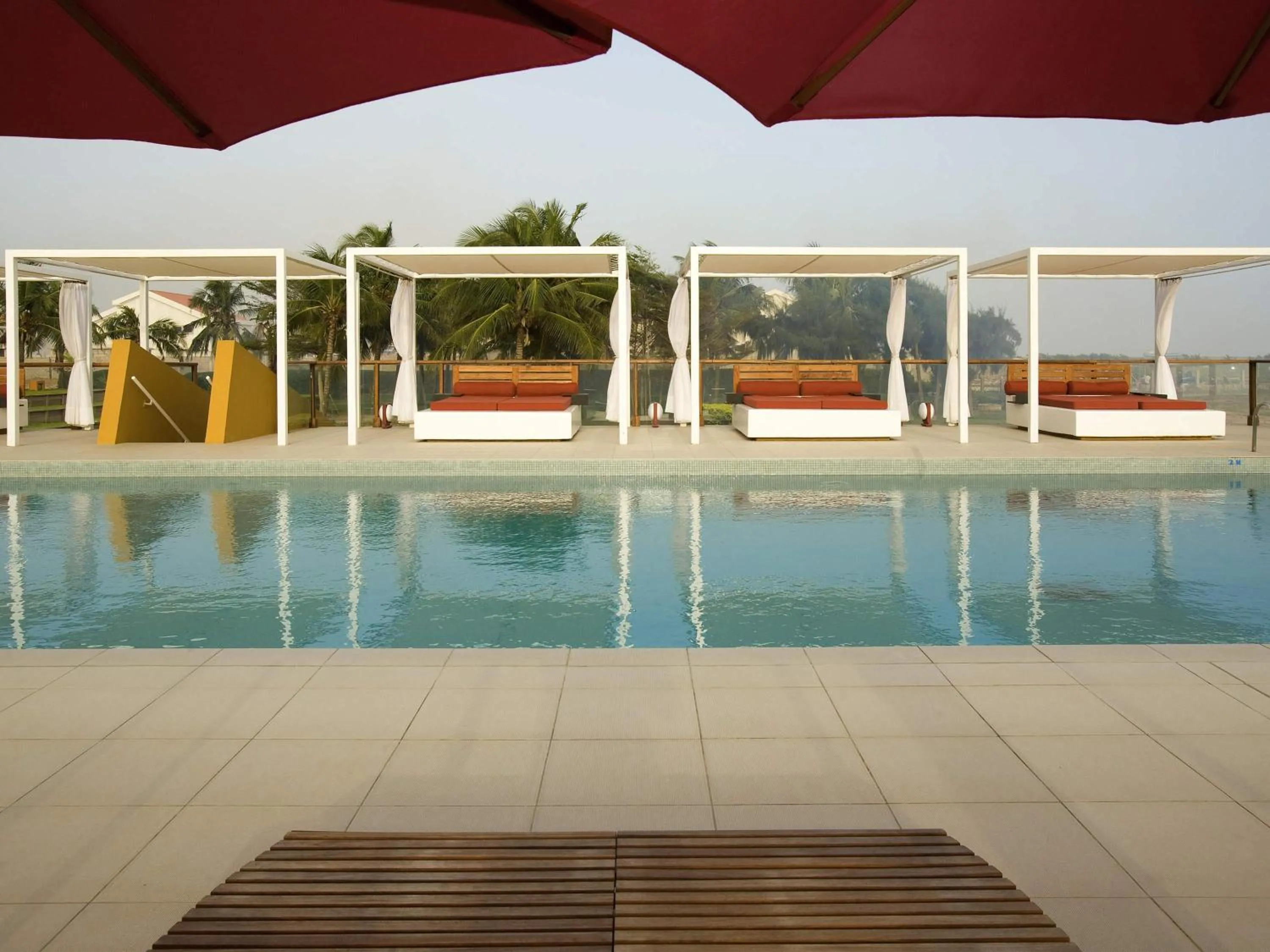 Pool view in Novotel Cotonou Orisha