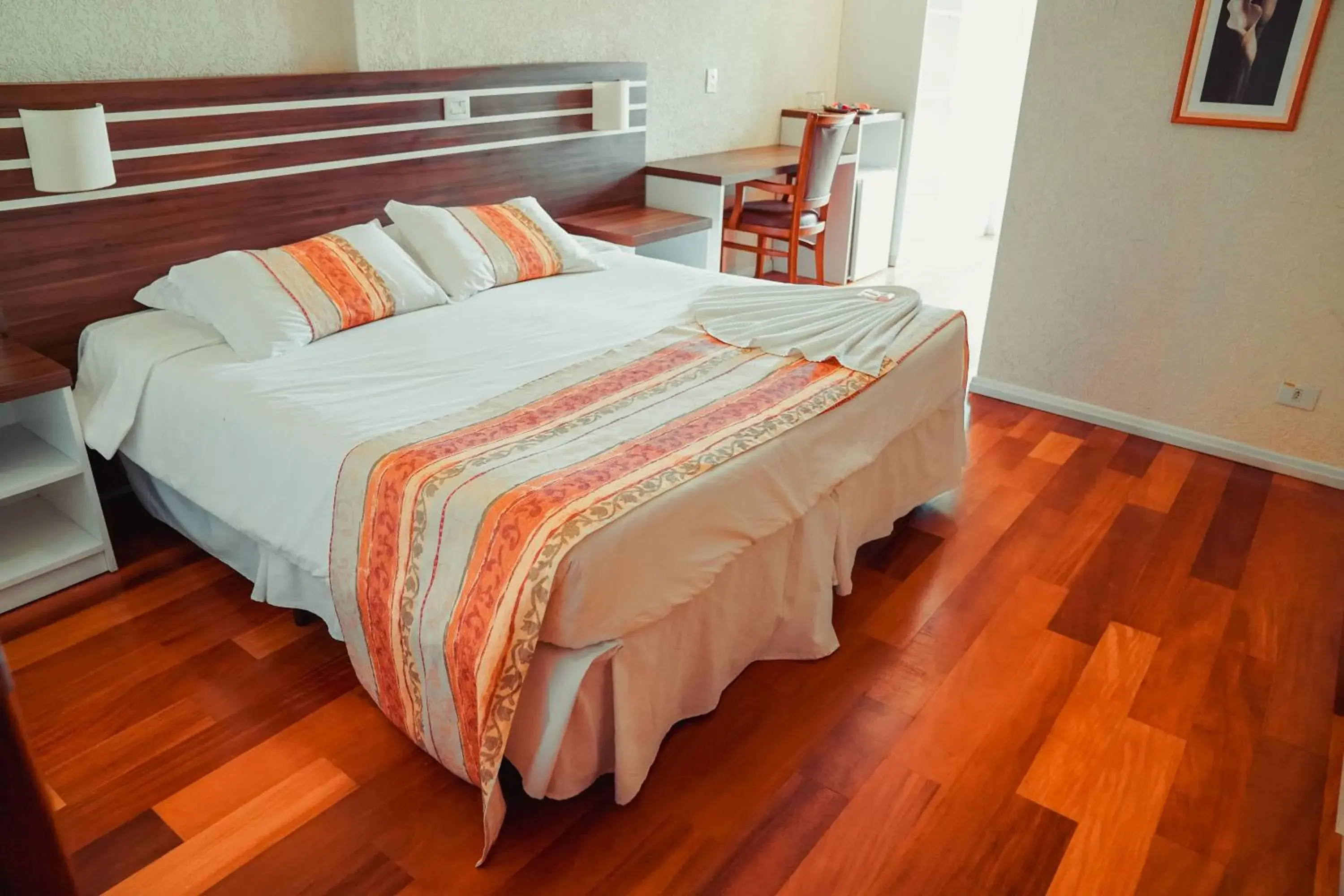 Bed in Hotel Imperial de Quatro Barras Bed in Hotel Imperial de Quatro Barras