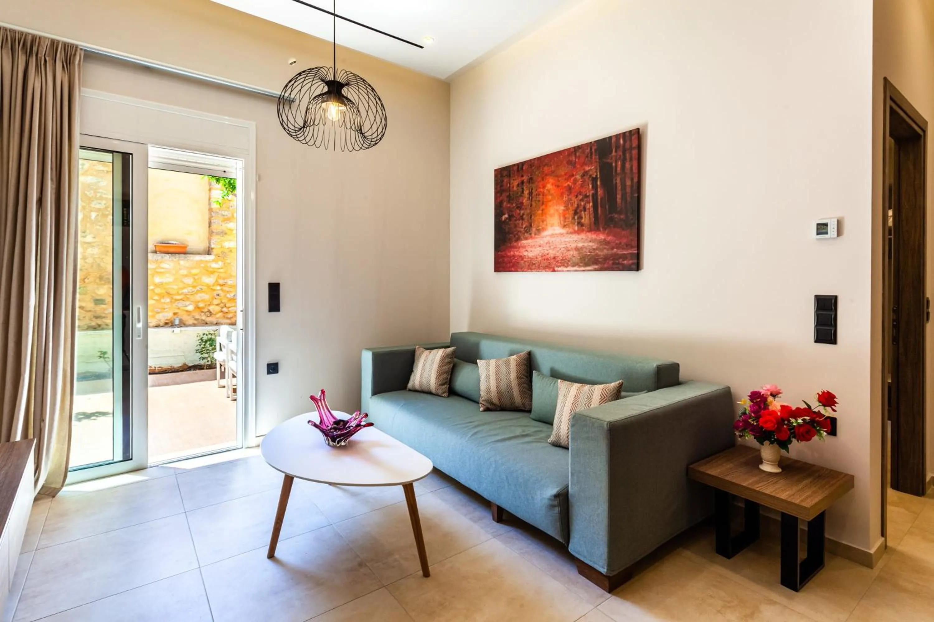 Living room in Kalamata Cosy Haven Hidden Gem In the City Center