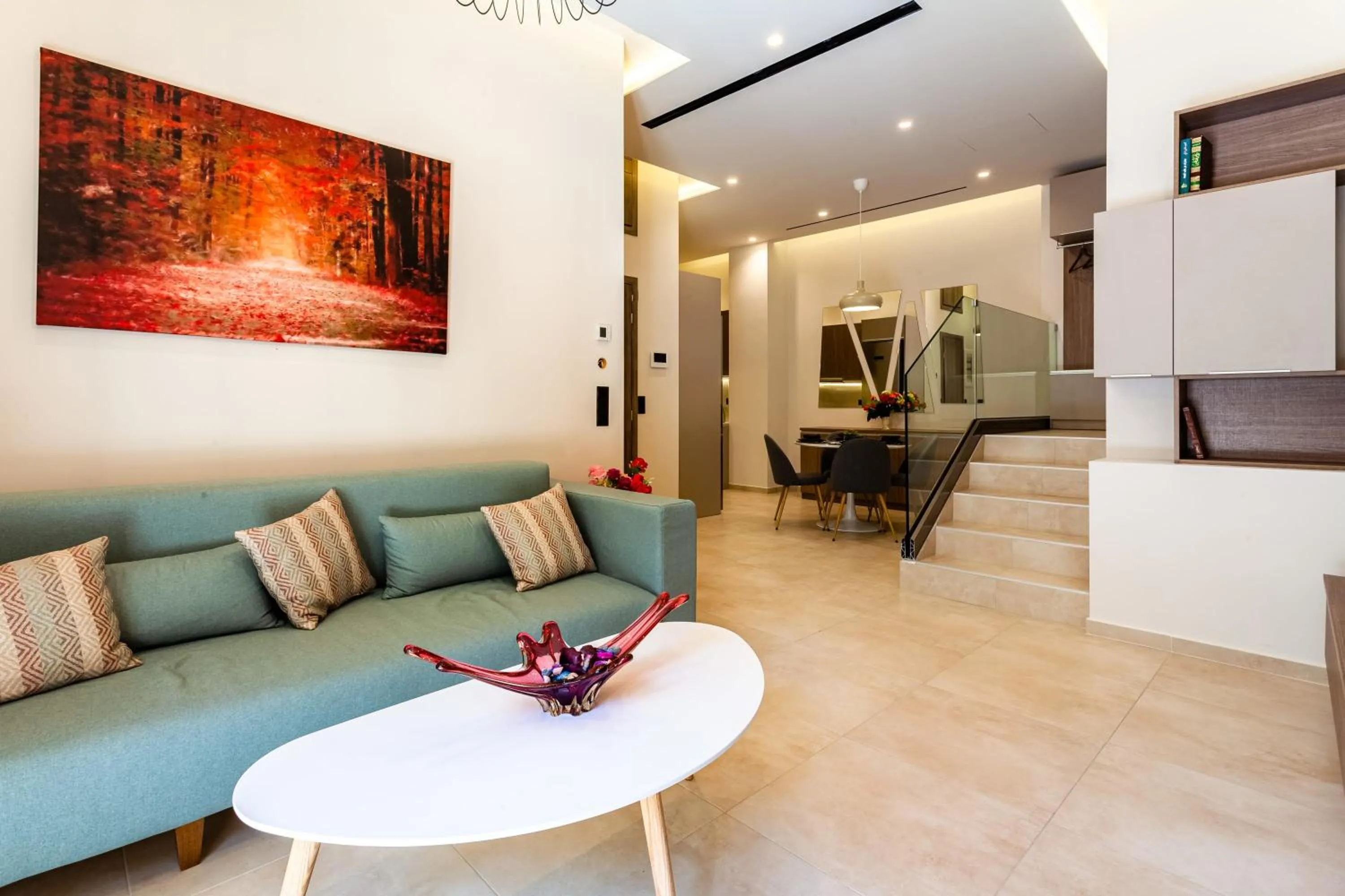 Living room in Kalamata Cosy Haven Hidden Gem In the City Center