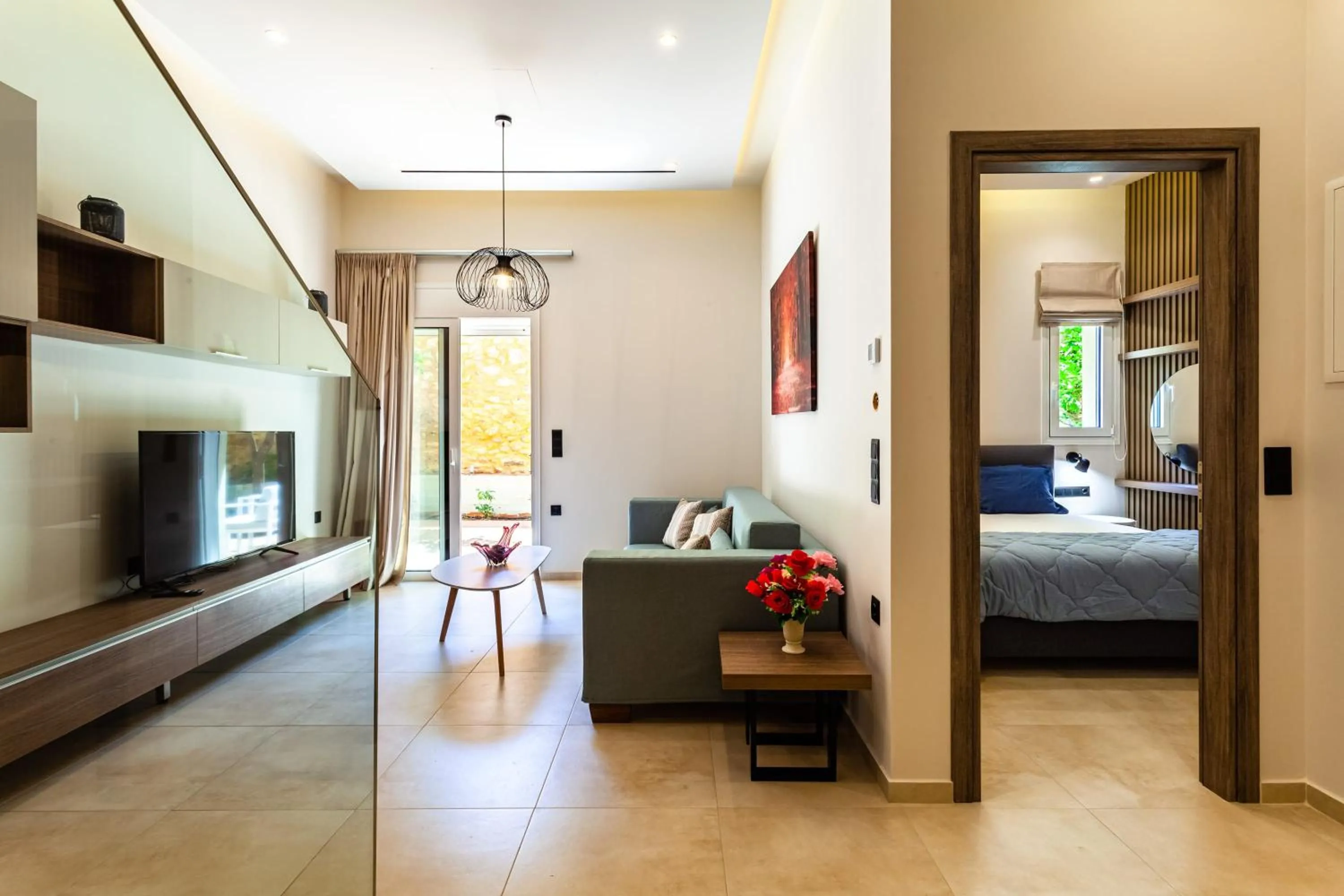 TV and multimedia, Bed in Kalamata Cosy Haven Hidden Gem In the City Center
