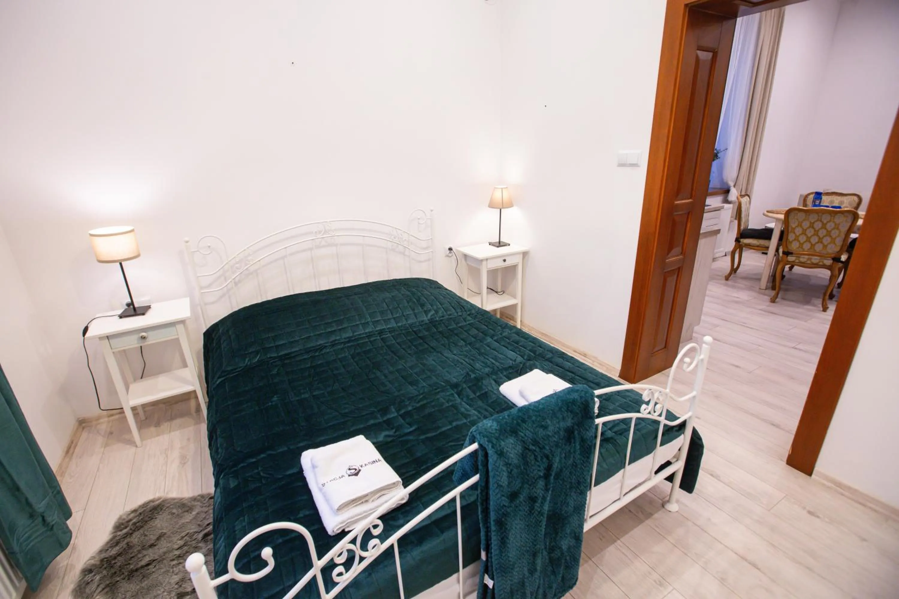 Bed in Apartamenty Stacja Kasina