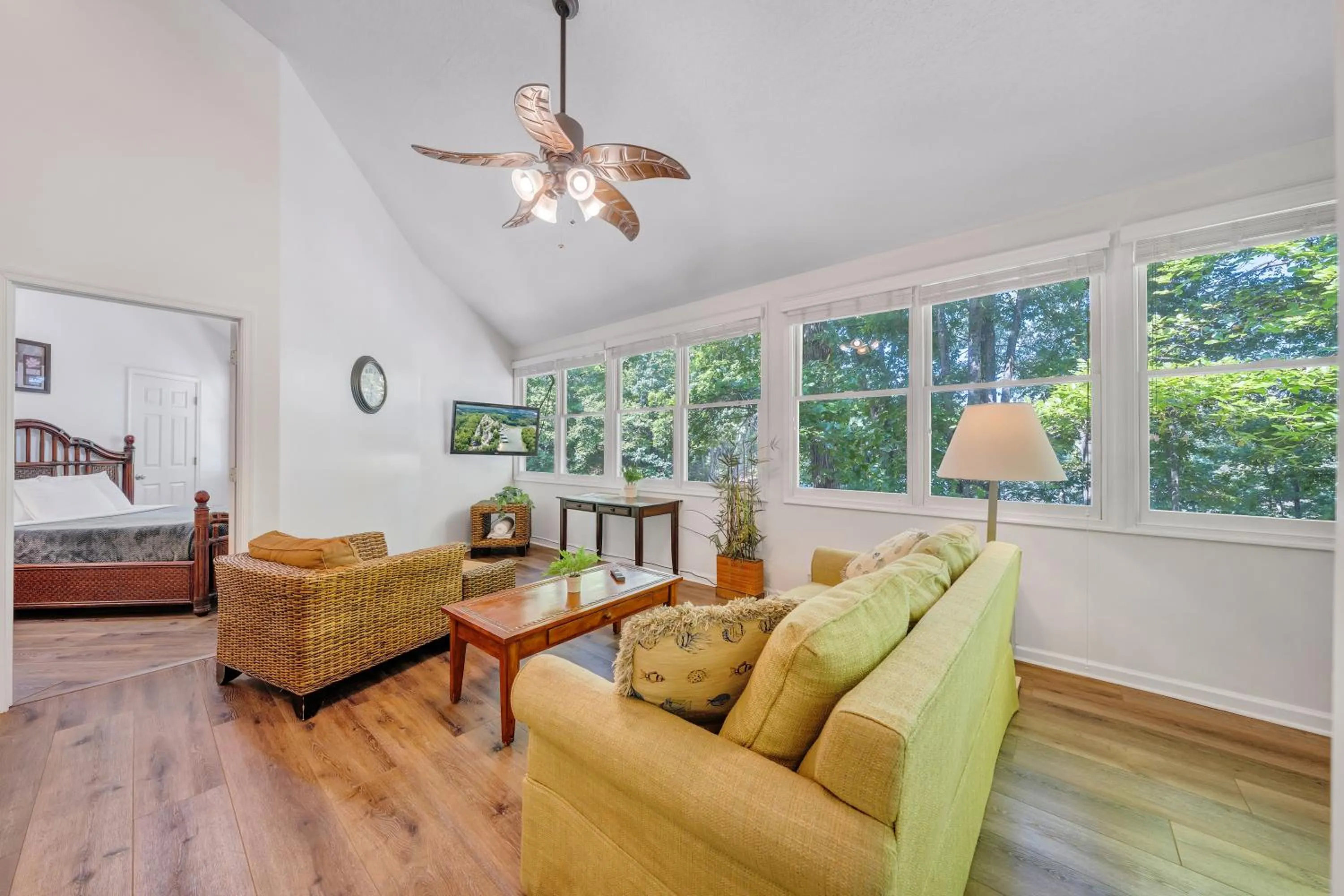 Living room in Halesford Harbour Resort - Smith Mountain Lake