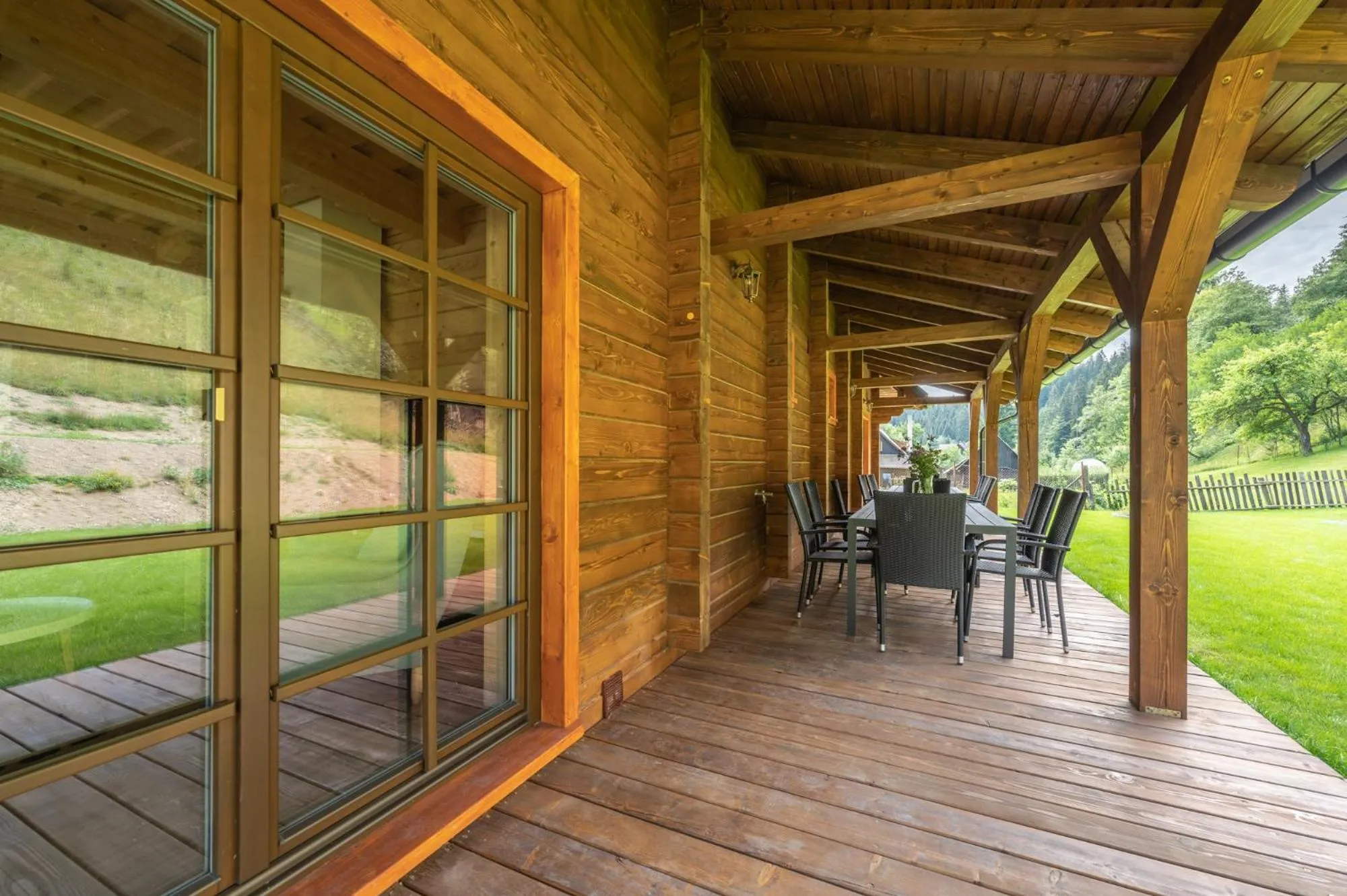 Balcony/Terrace in Dvě chalupy - Velké Karlovice