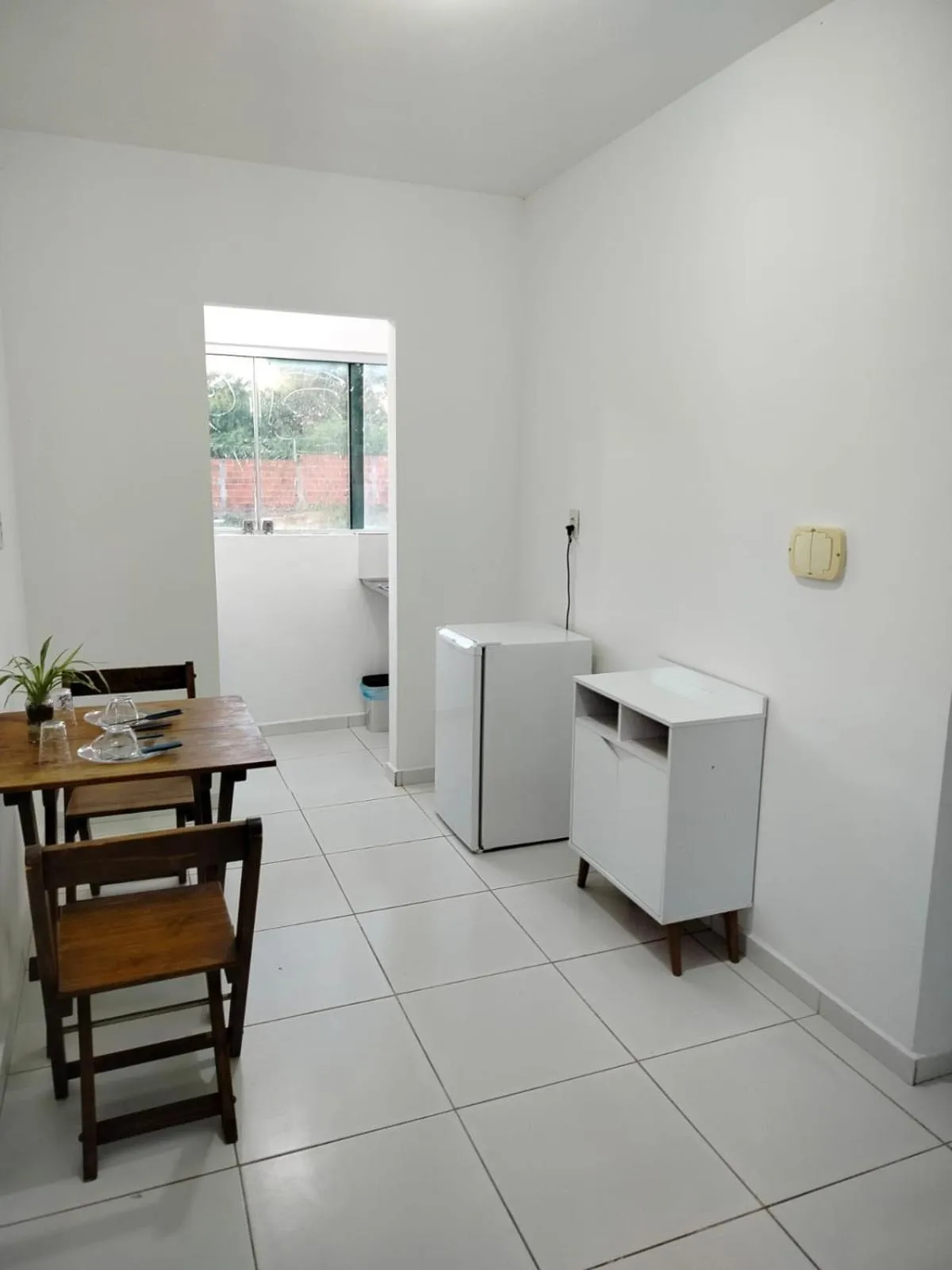 Kitchen or kitchenette in Pousada Vovó Haidê