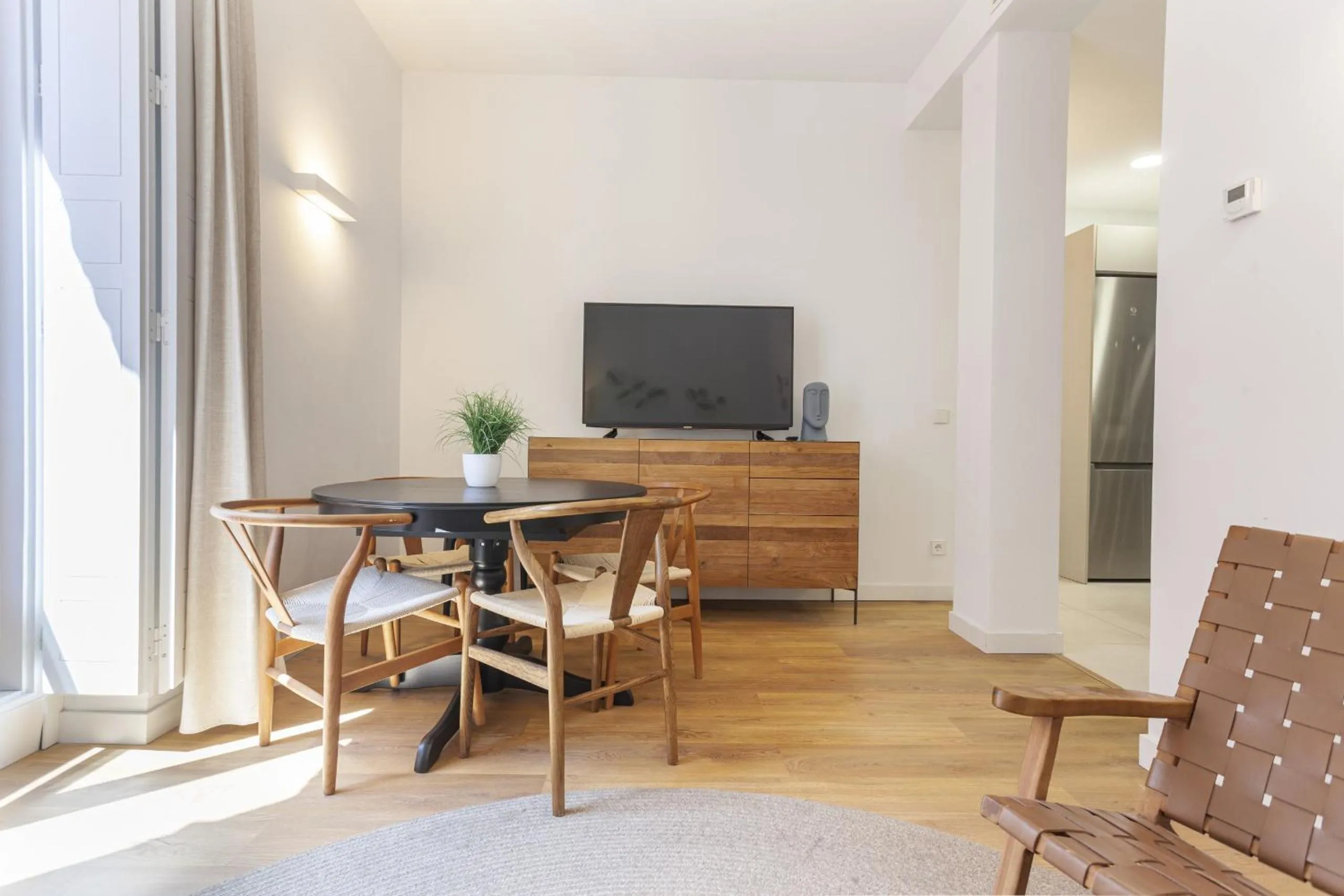 Communal lounge/ TV room in Bellas Artes en Madrid