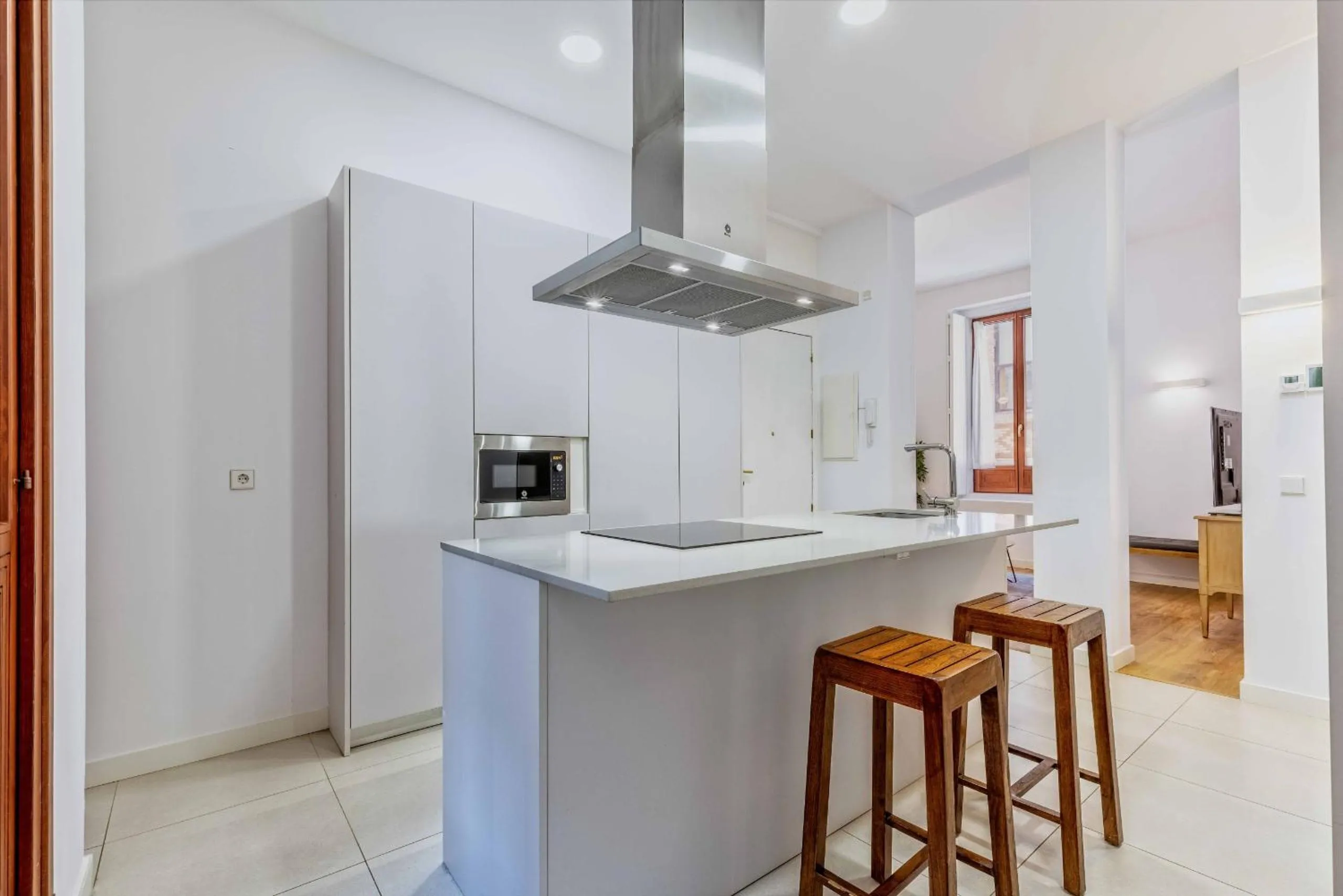 Kitchen or kitchenette in Bellas Artes en Madrid