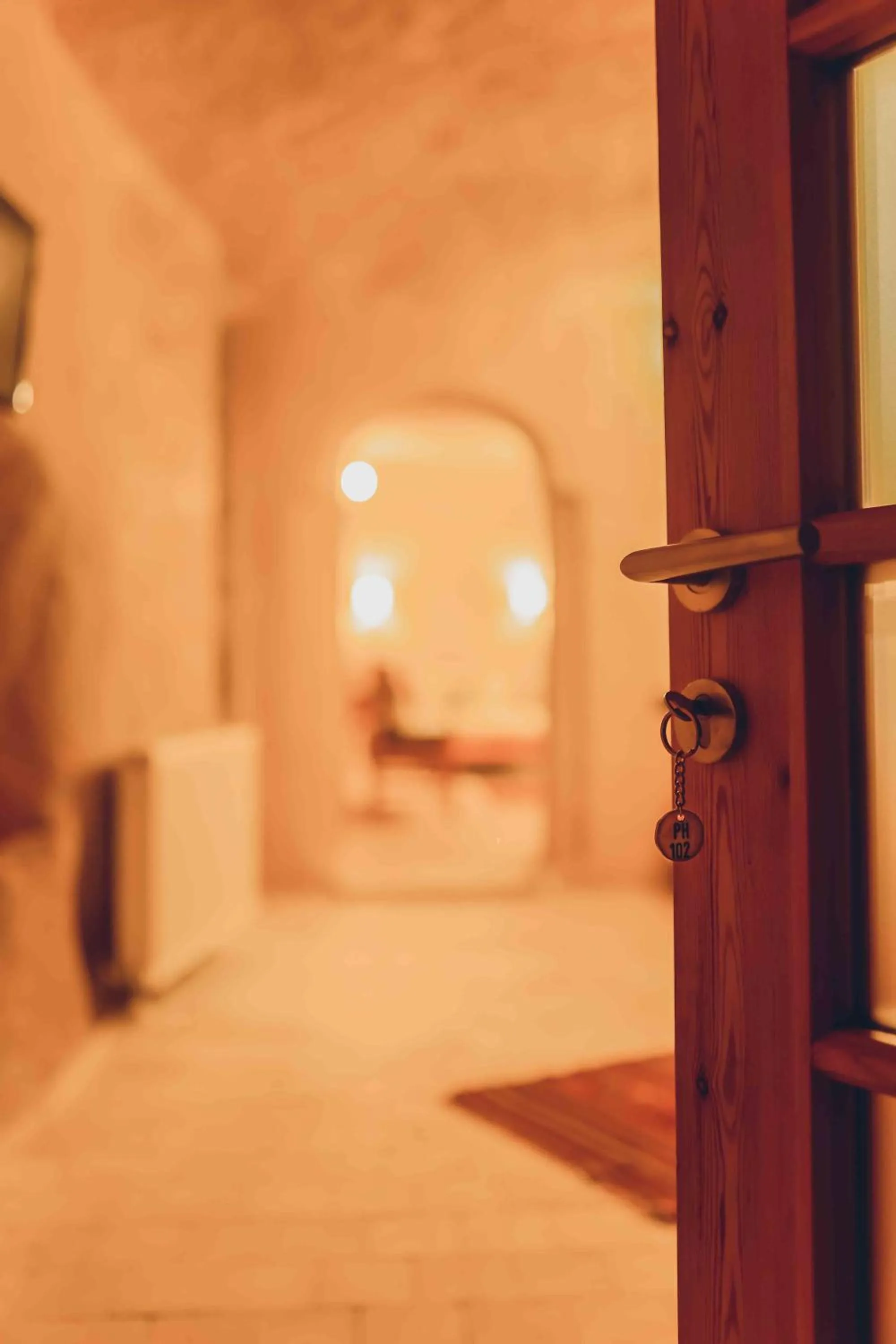 Bed in Pinhan Cave Suites