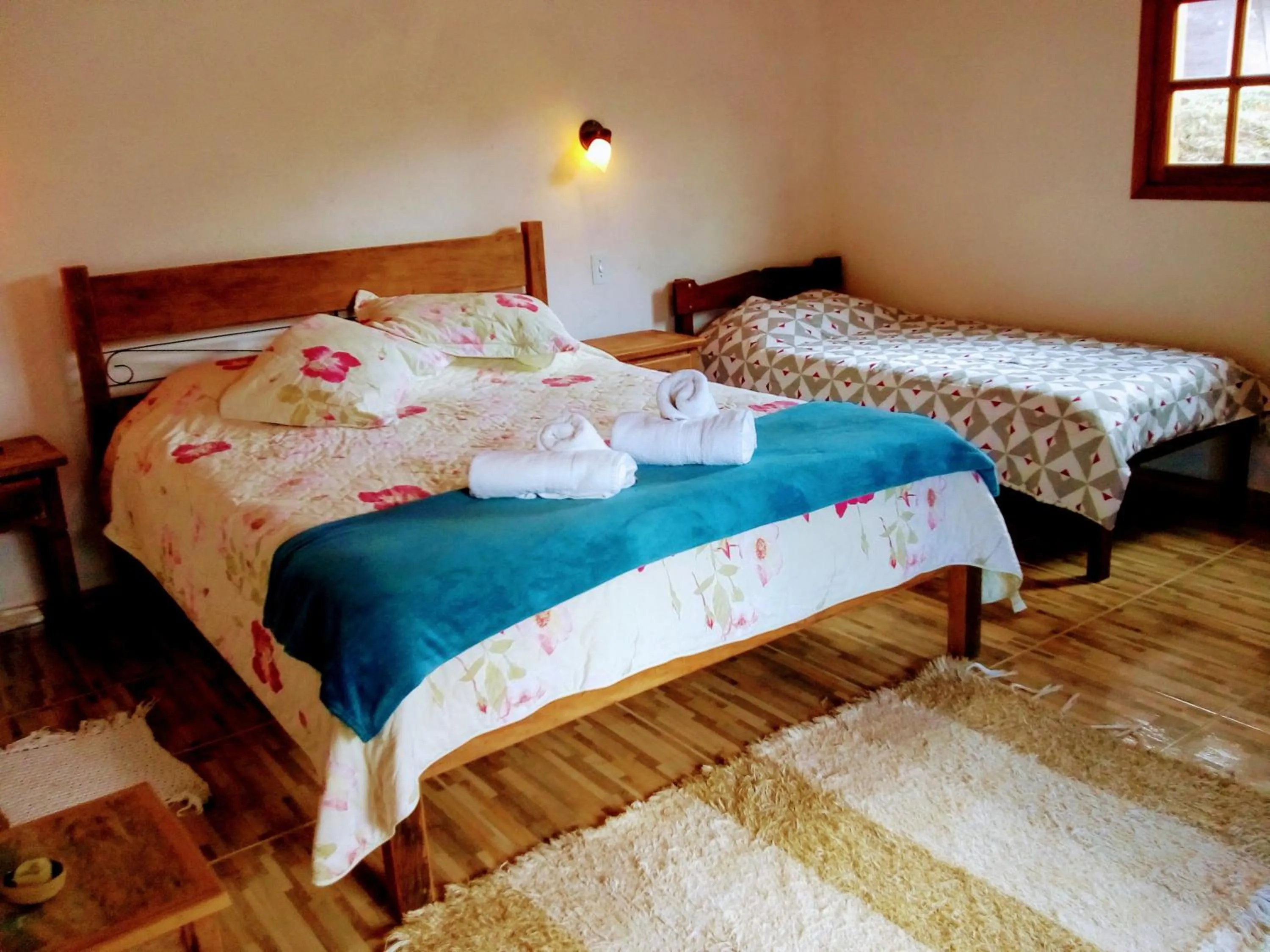 Bed in Pousada da Oma