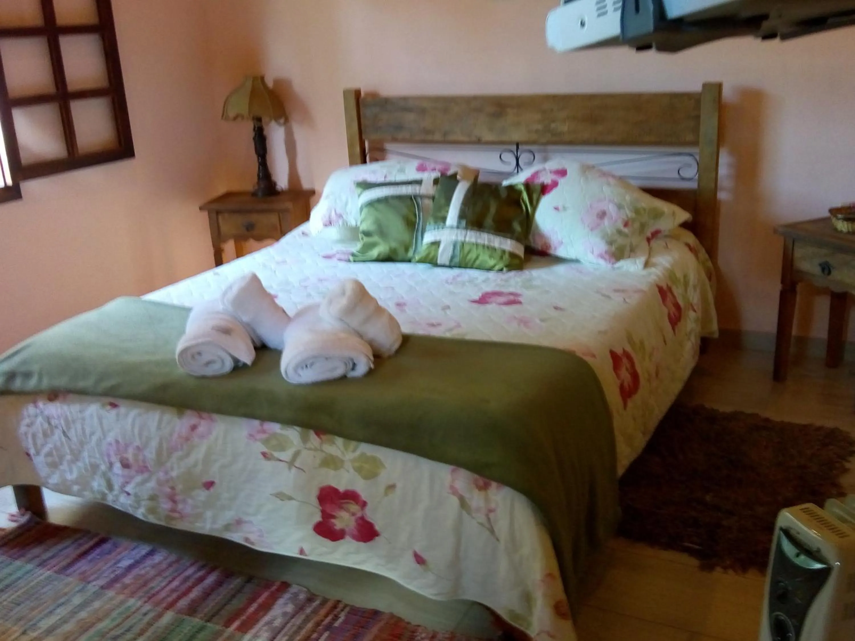 Bed in Pousada da Oma