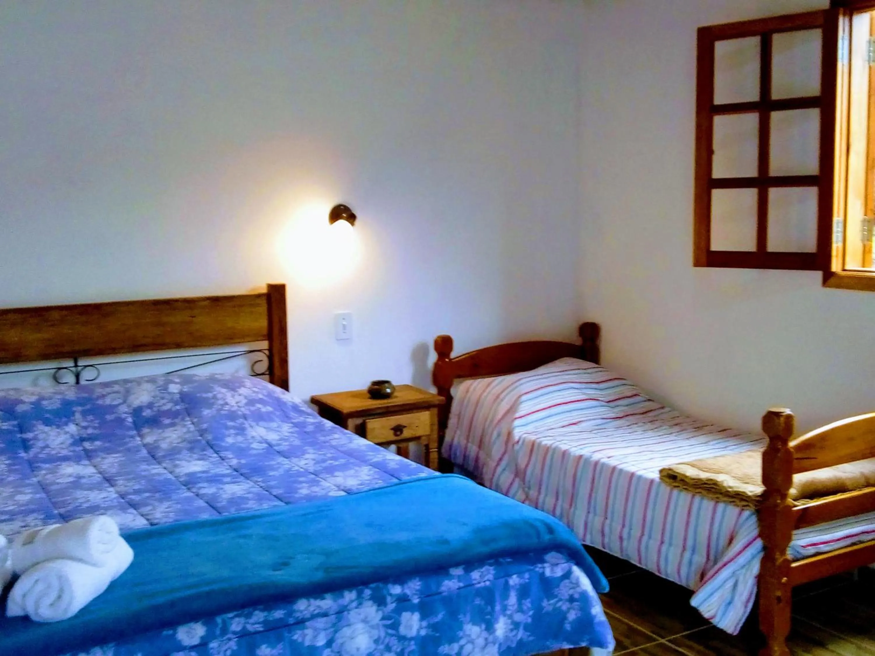 Bed in Pousada da Oma
