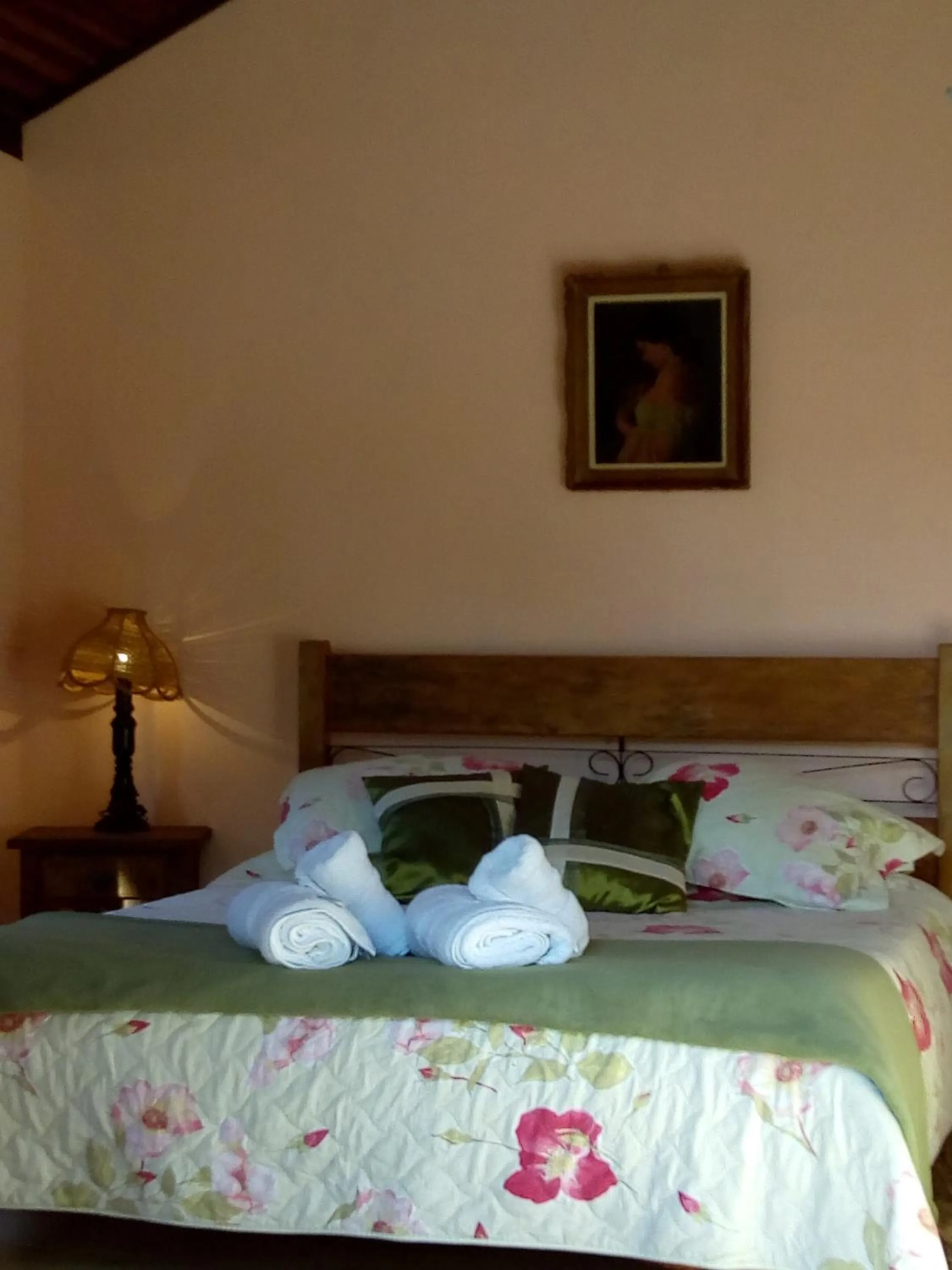 Bed in Pousada da Oma