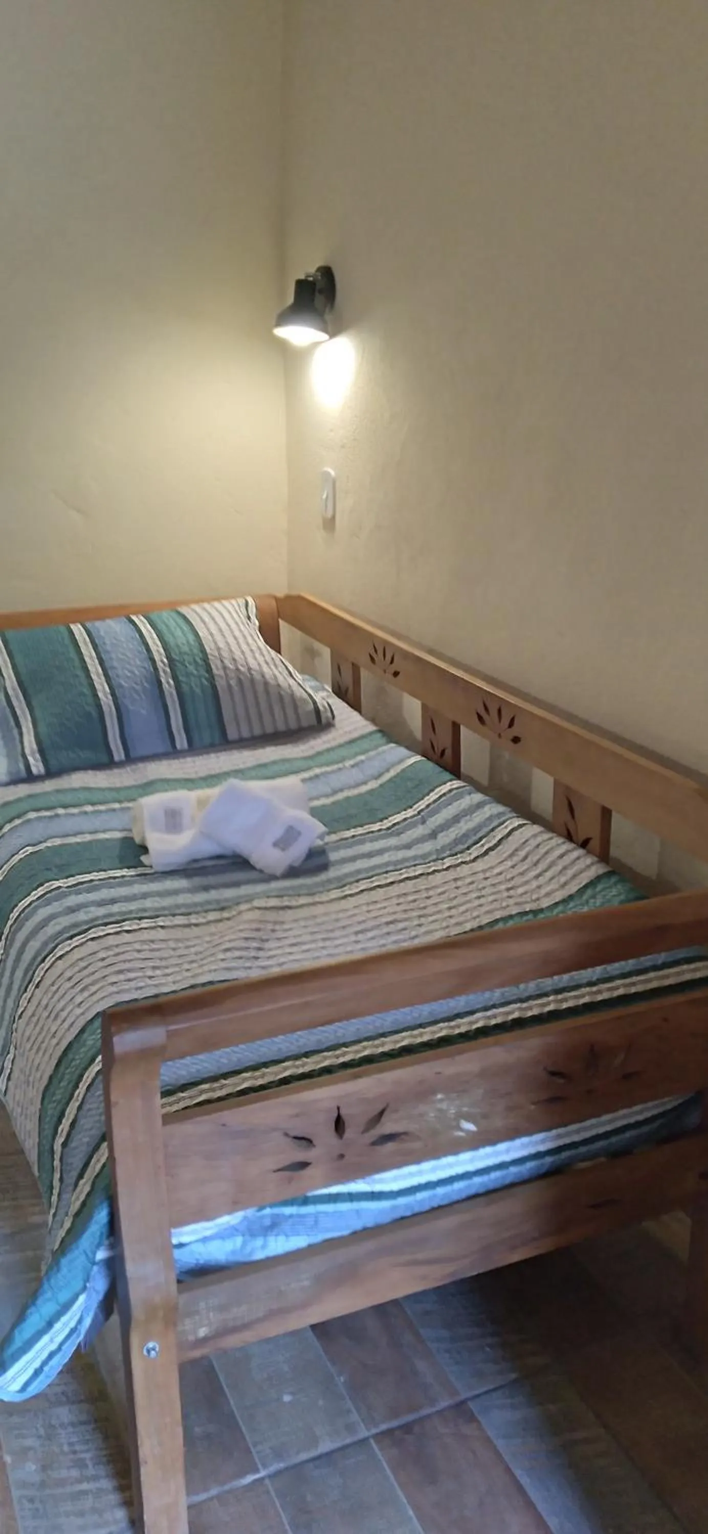 Bed in Pousada da Oma