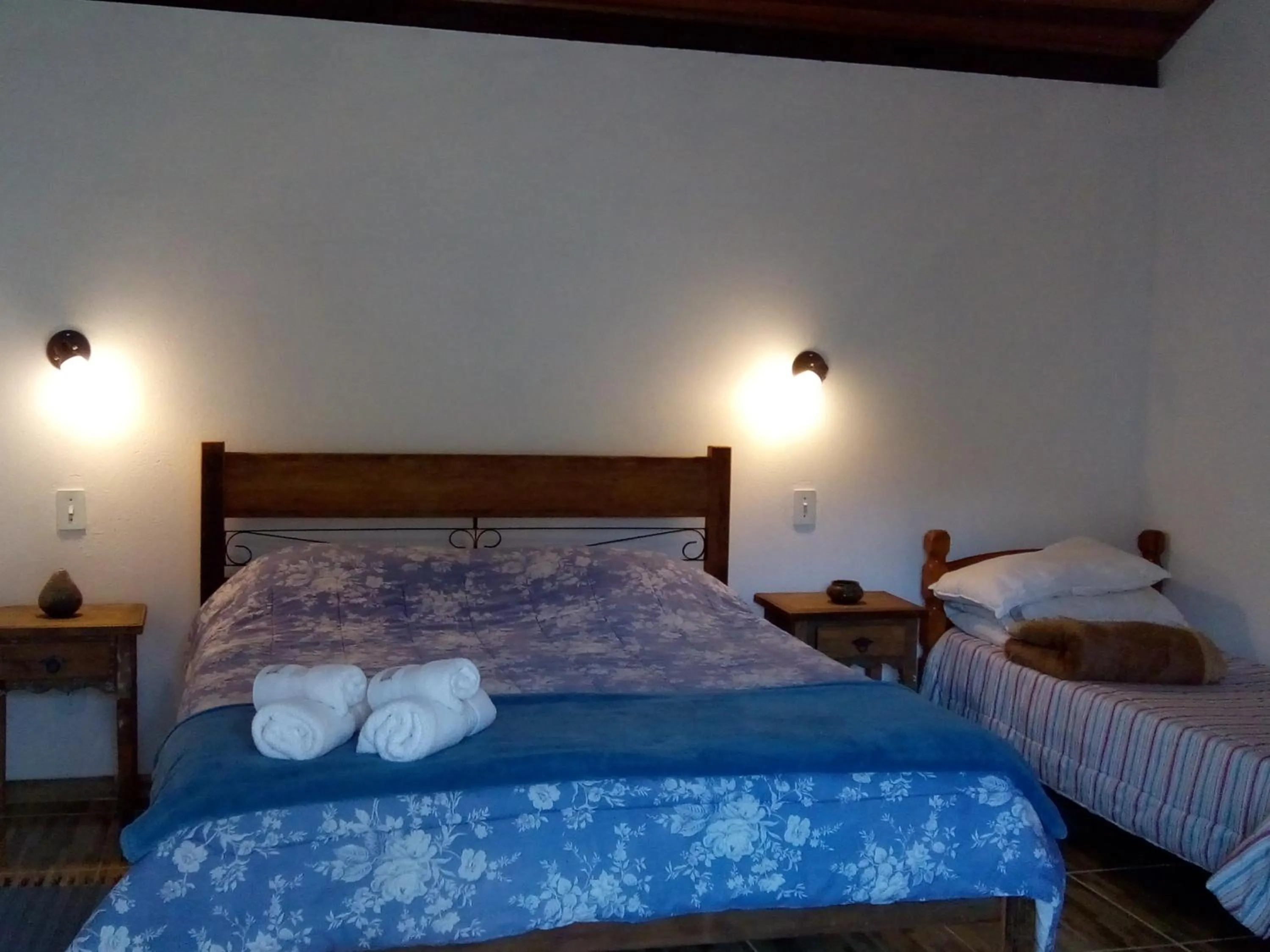 Bed in Pousada da Oma