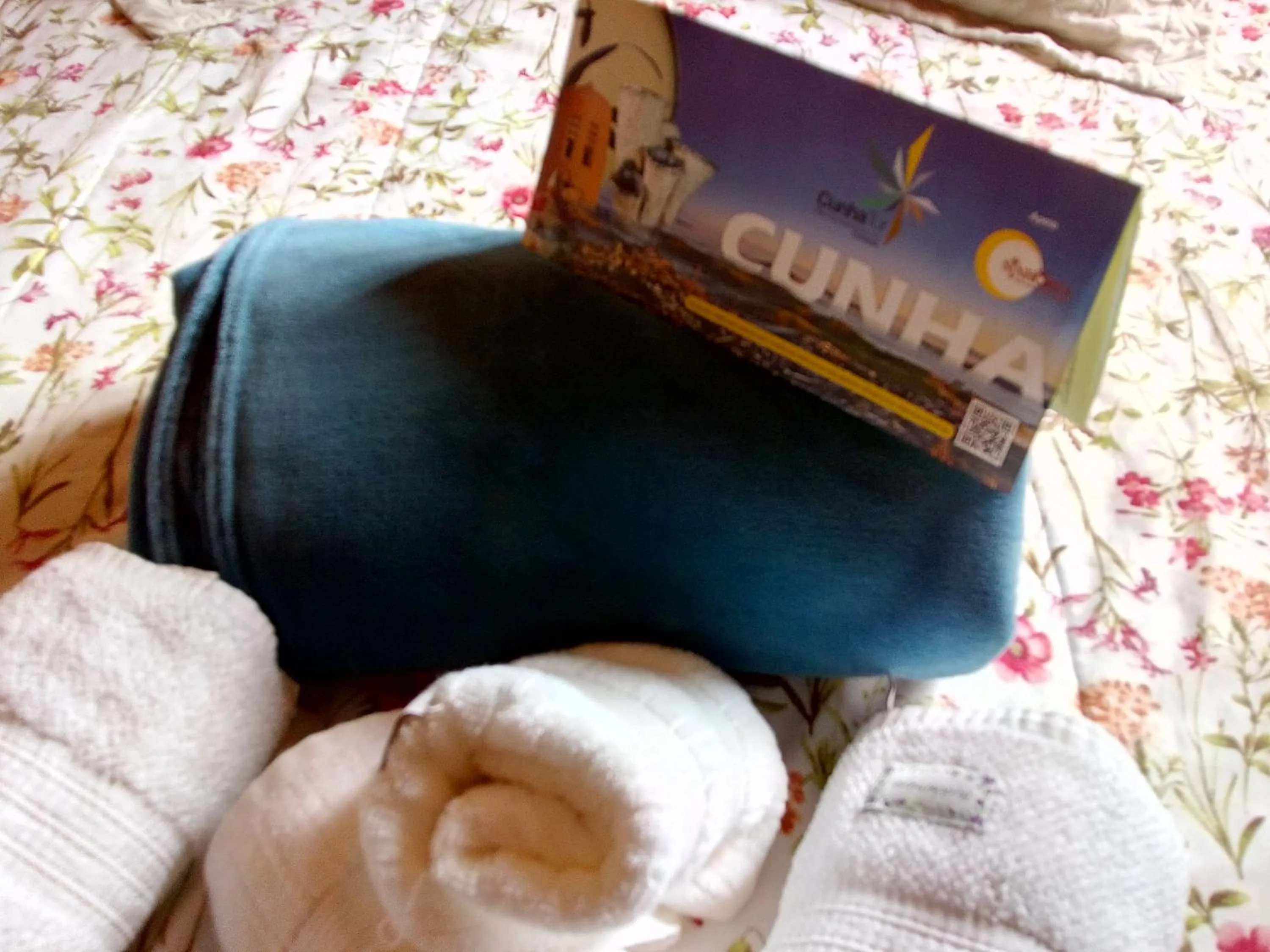Bed in Pousada da Oma