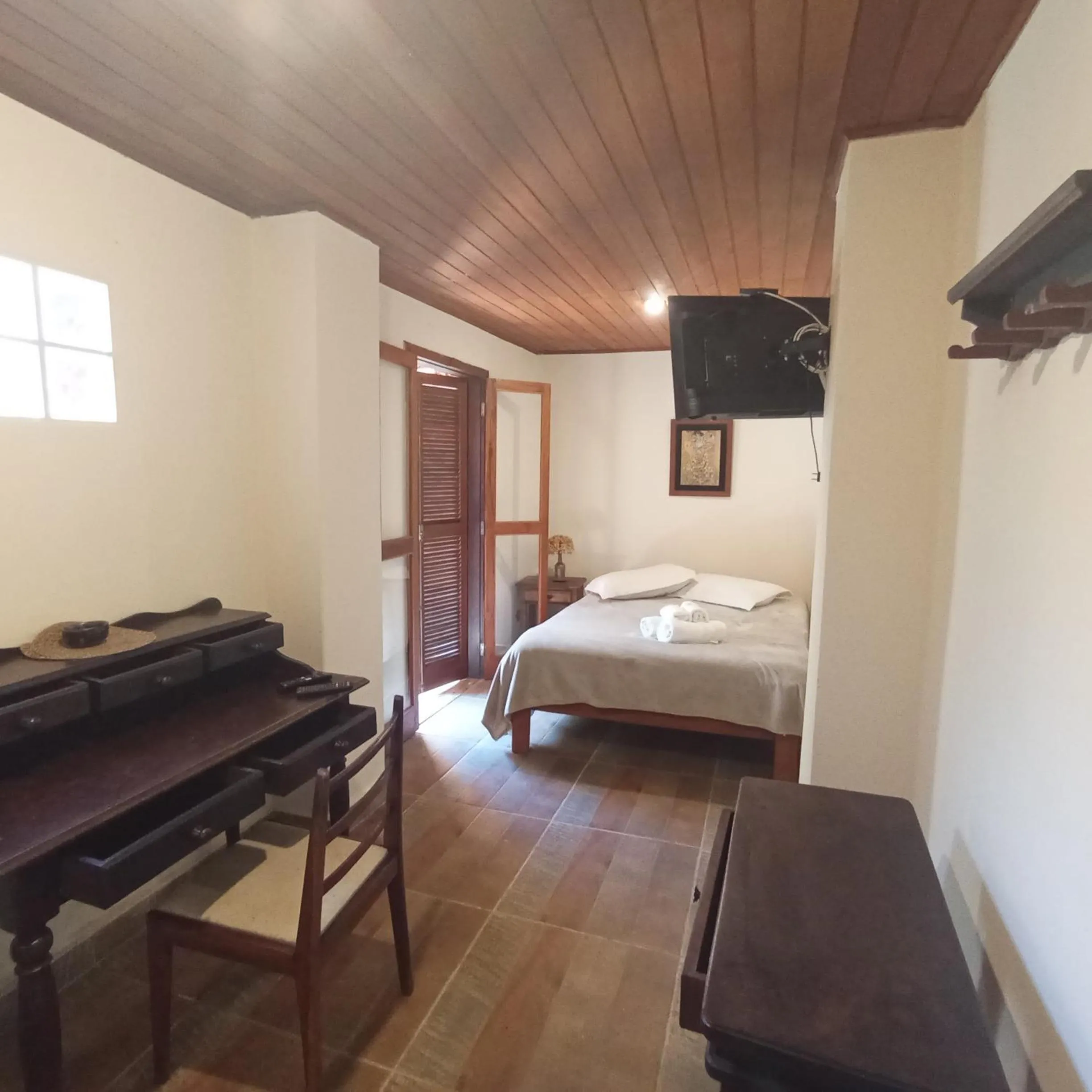 Bed in Pousada da Oma