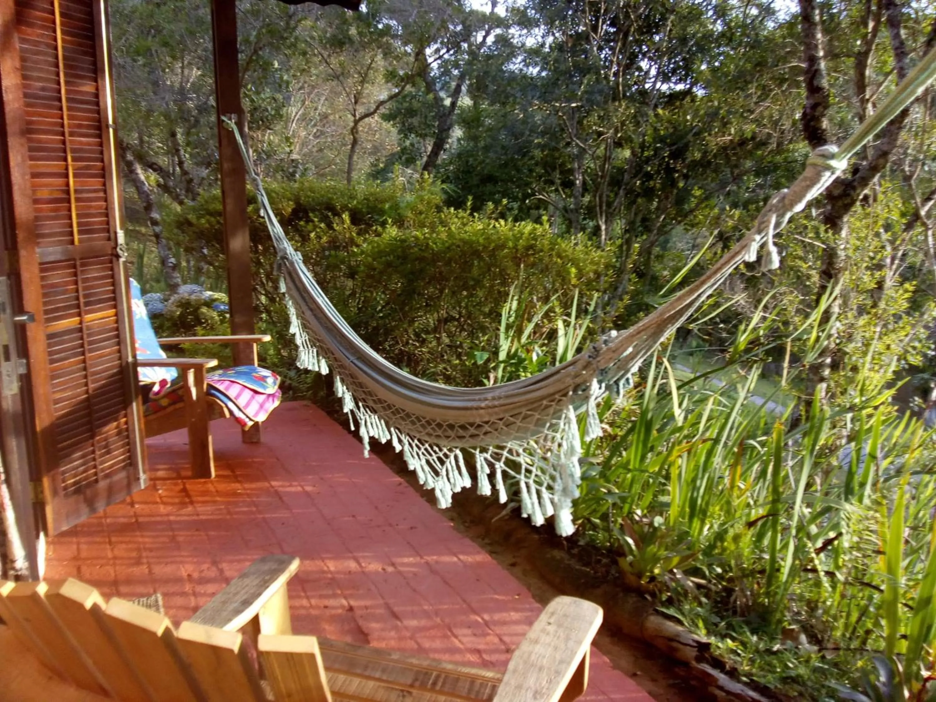 Garden view in Pousada da Oma