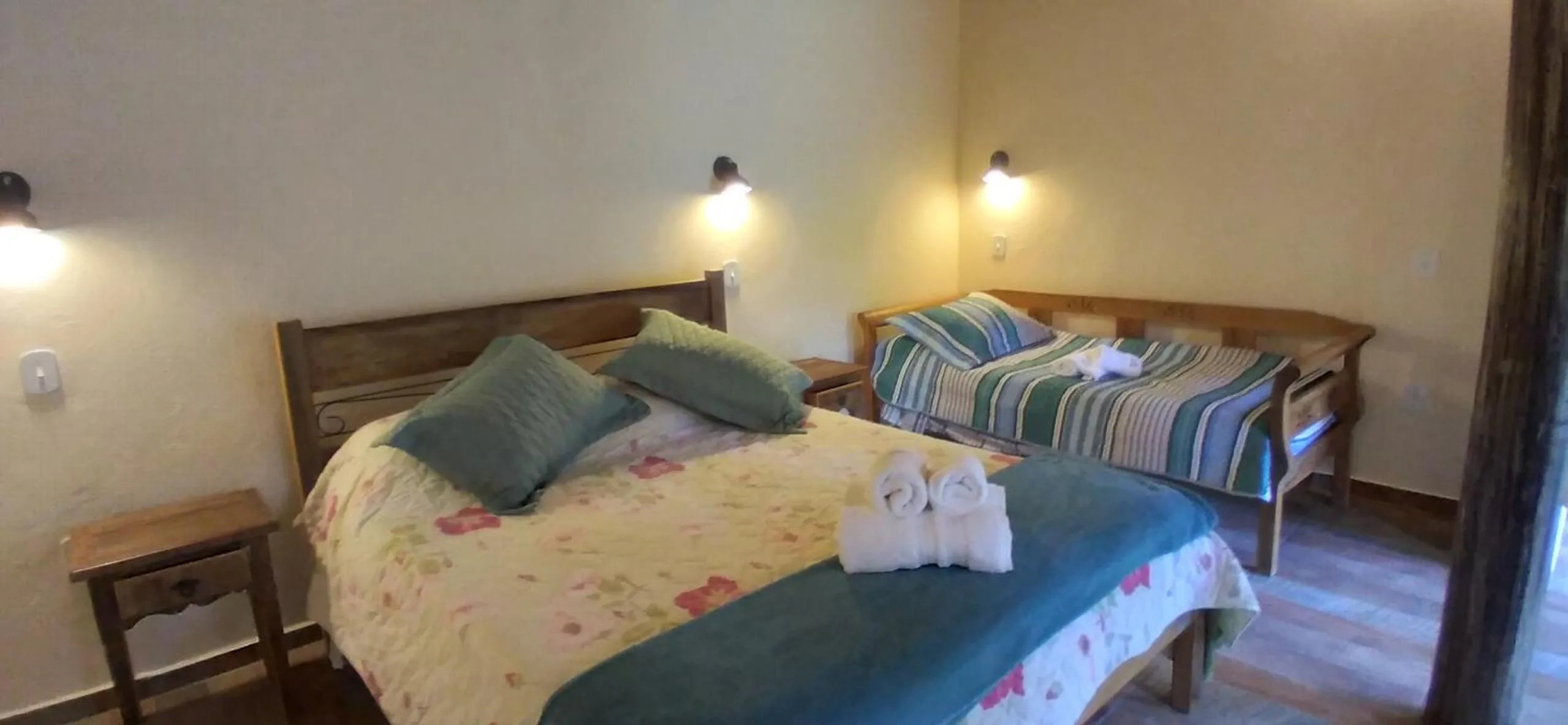 Bed in Pousada da Oma