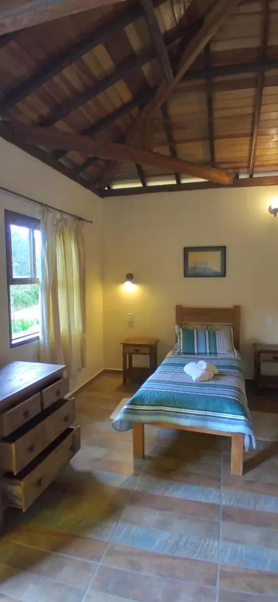 Bed in Pousada da Oma