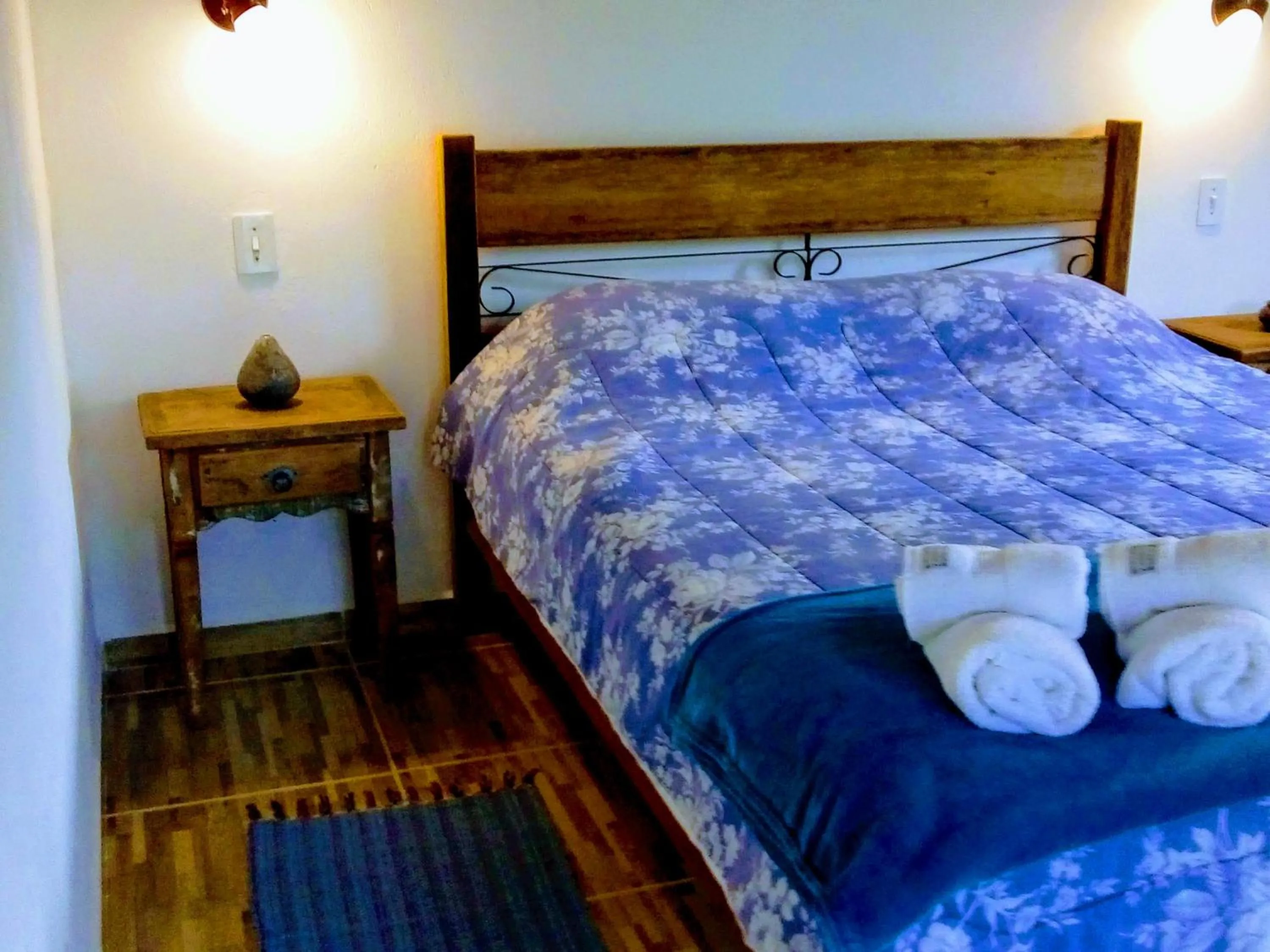 Bed in Pousada da Oma