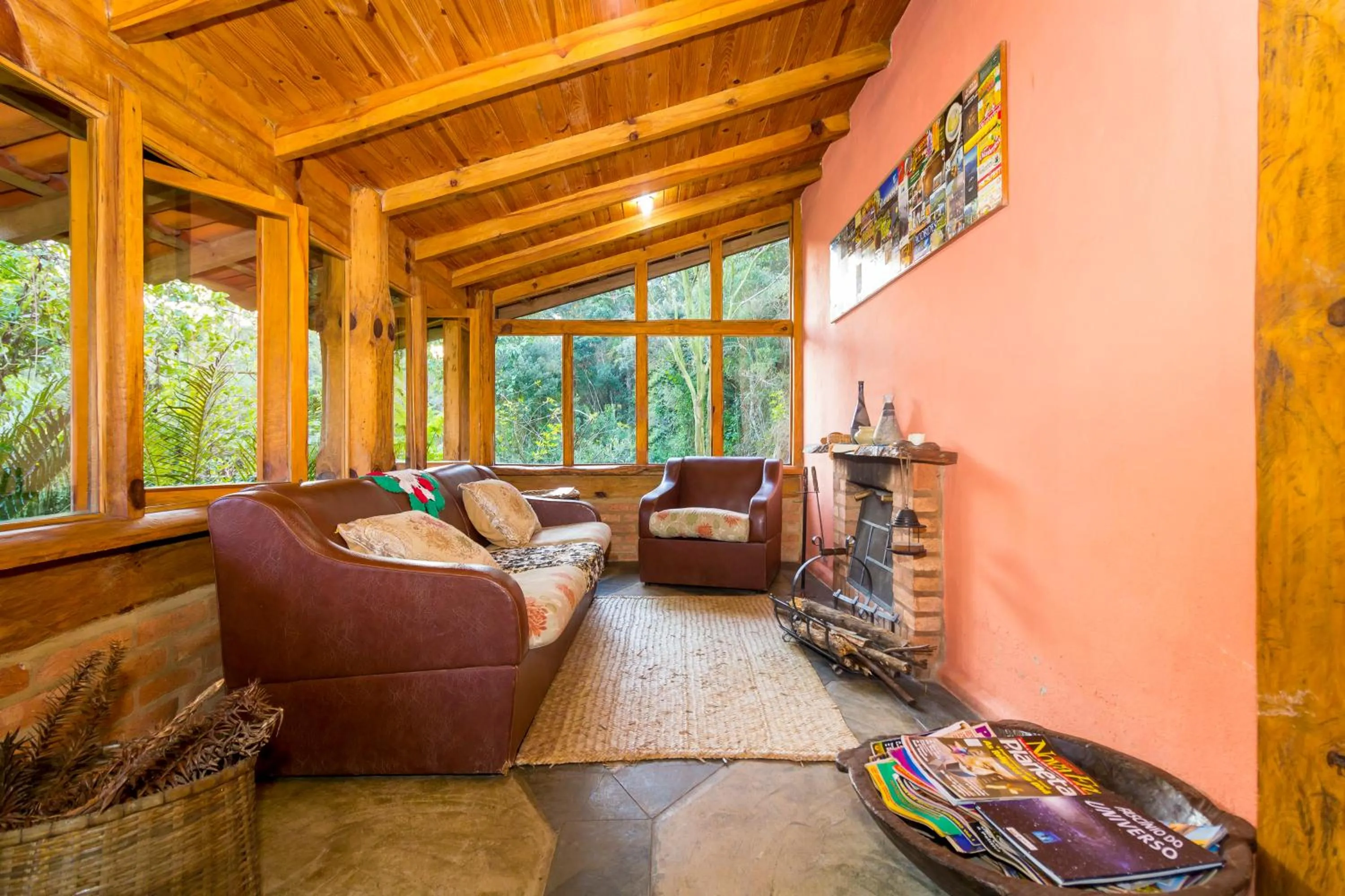 Living room in Pousada da Oma