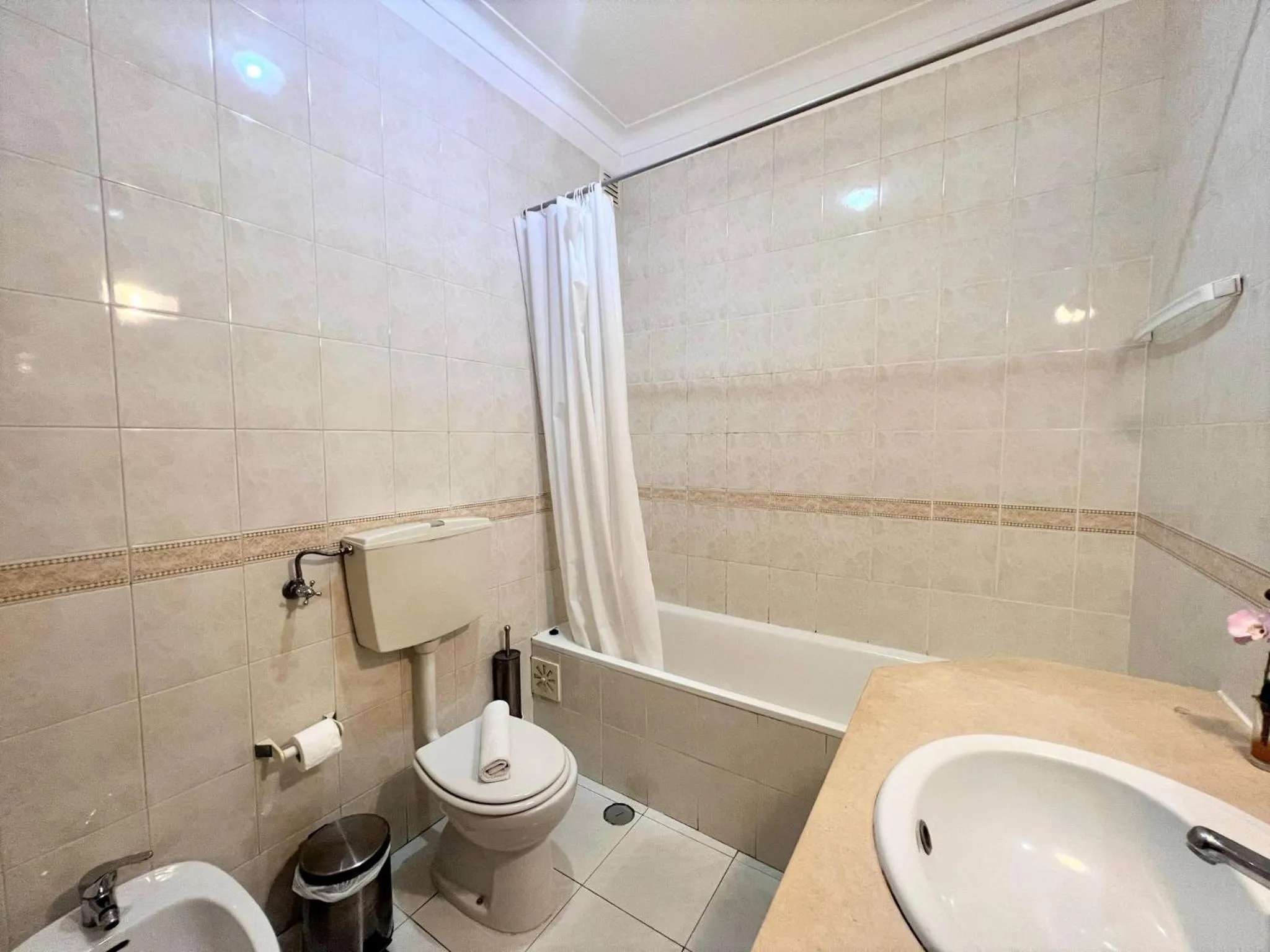 Bathroom in Albufeira Classic 1 With Pool by Homing
