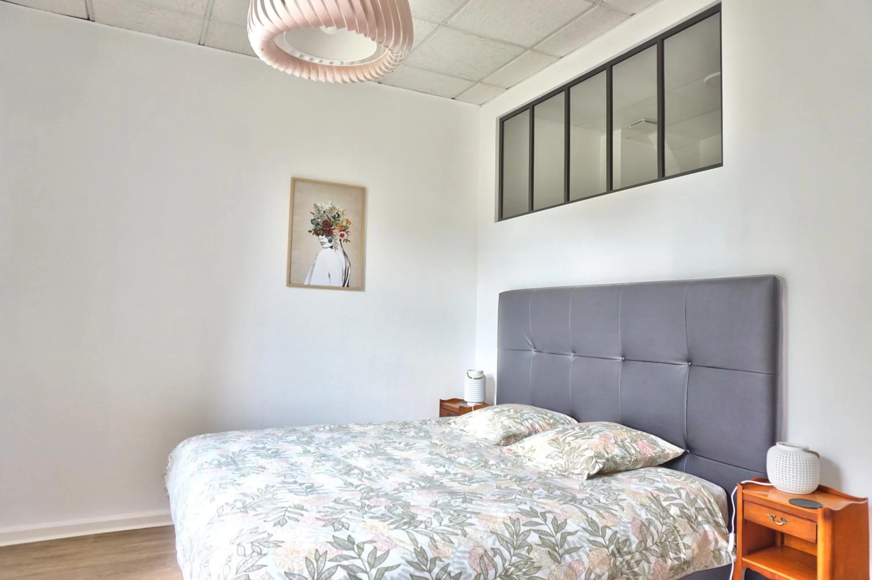 Bed in Auberge Ti'gousket