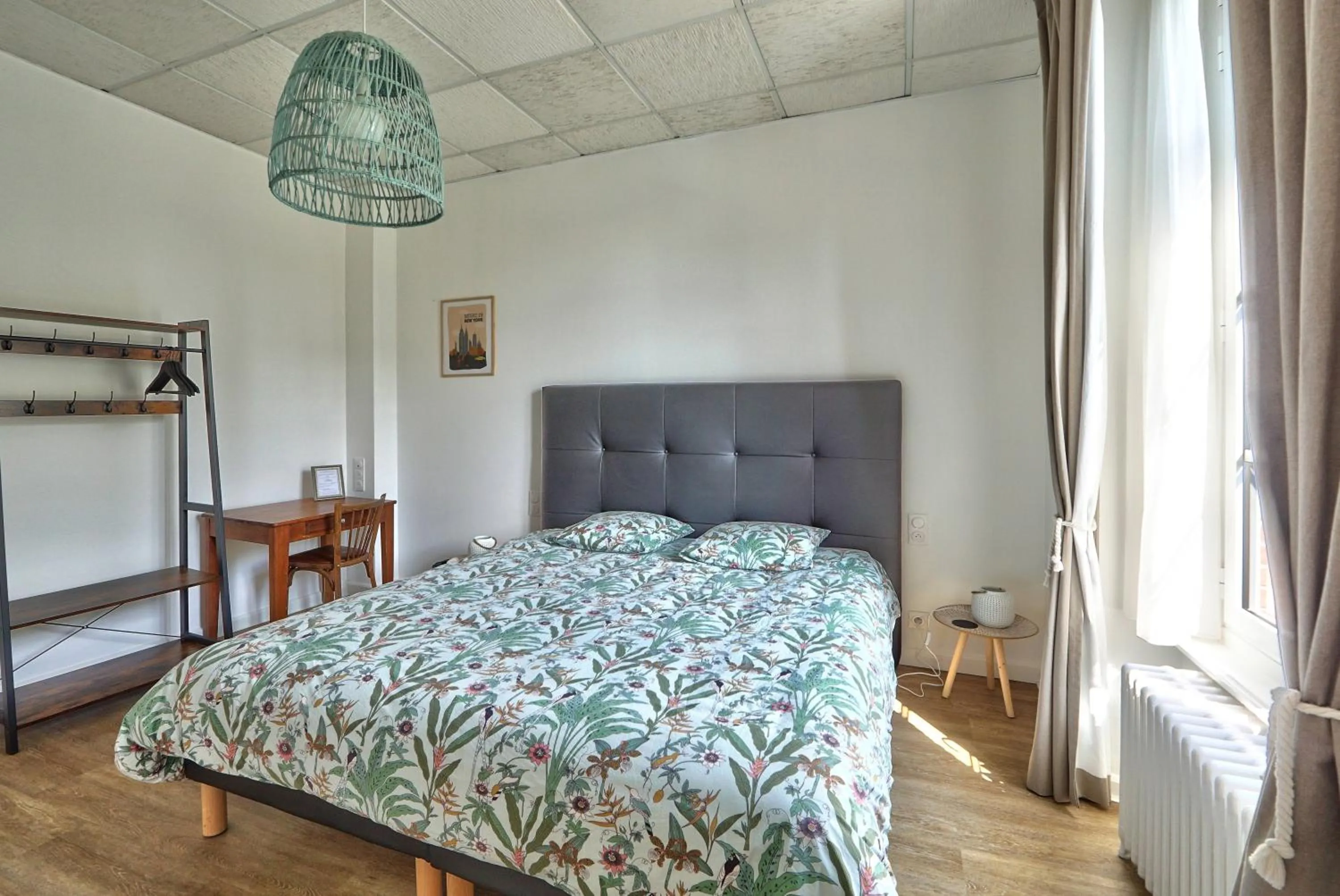 Bed in Auberge Ti'gousket