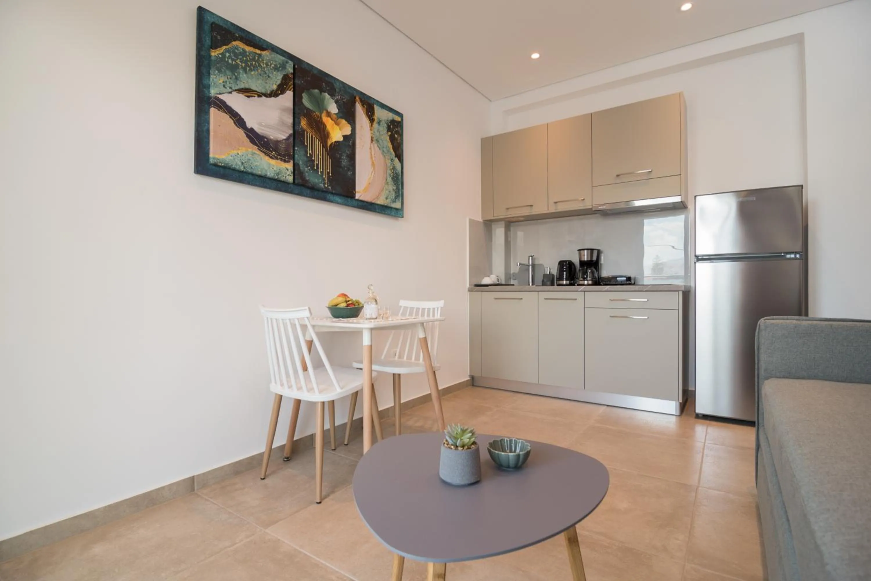 Seating area in Evriali Comfort Living