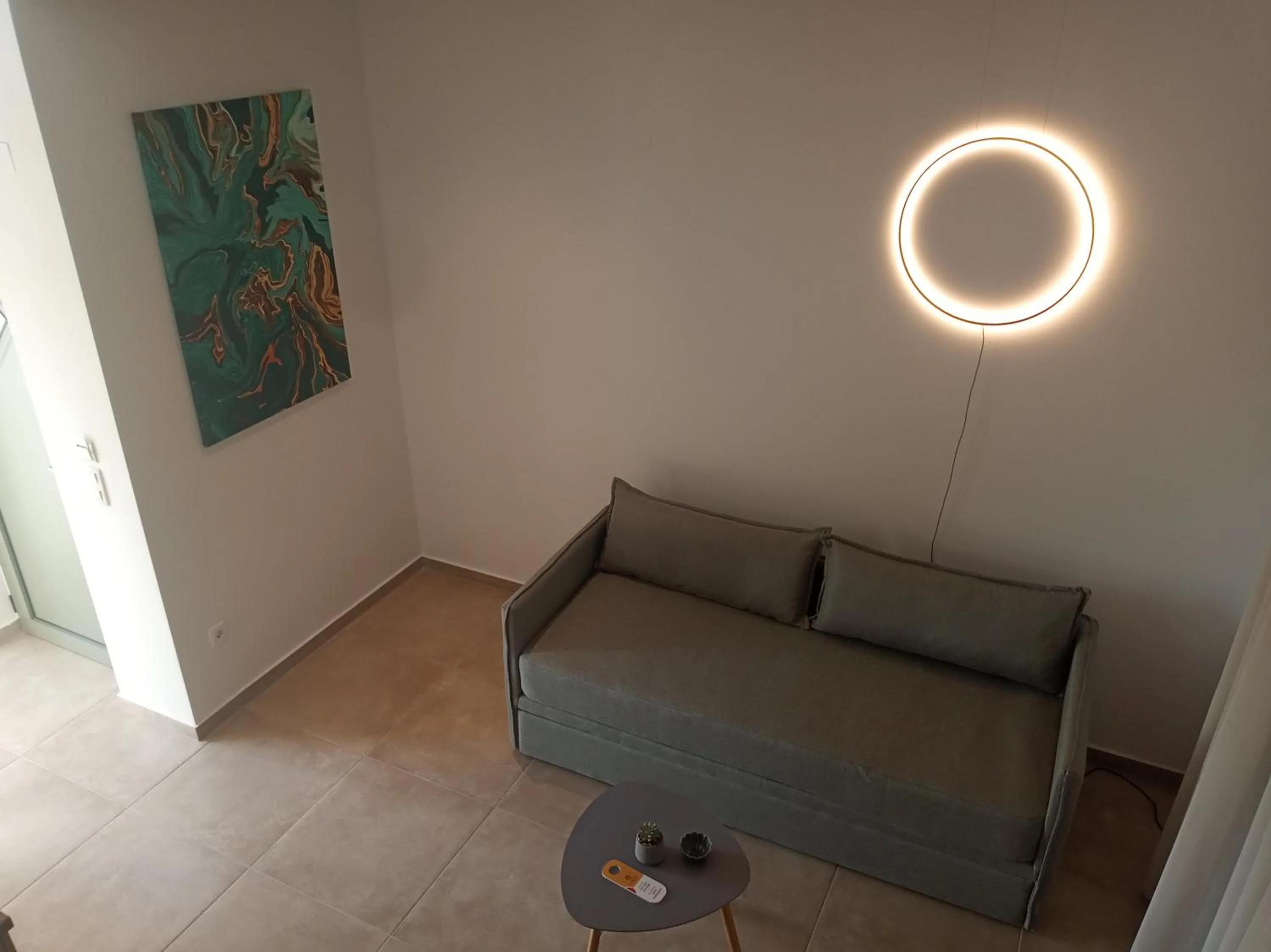 Seating area in Evriali Comfort Living