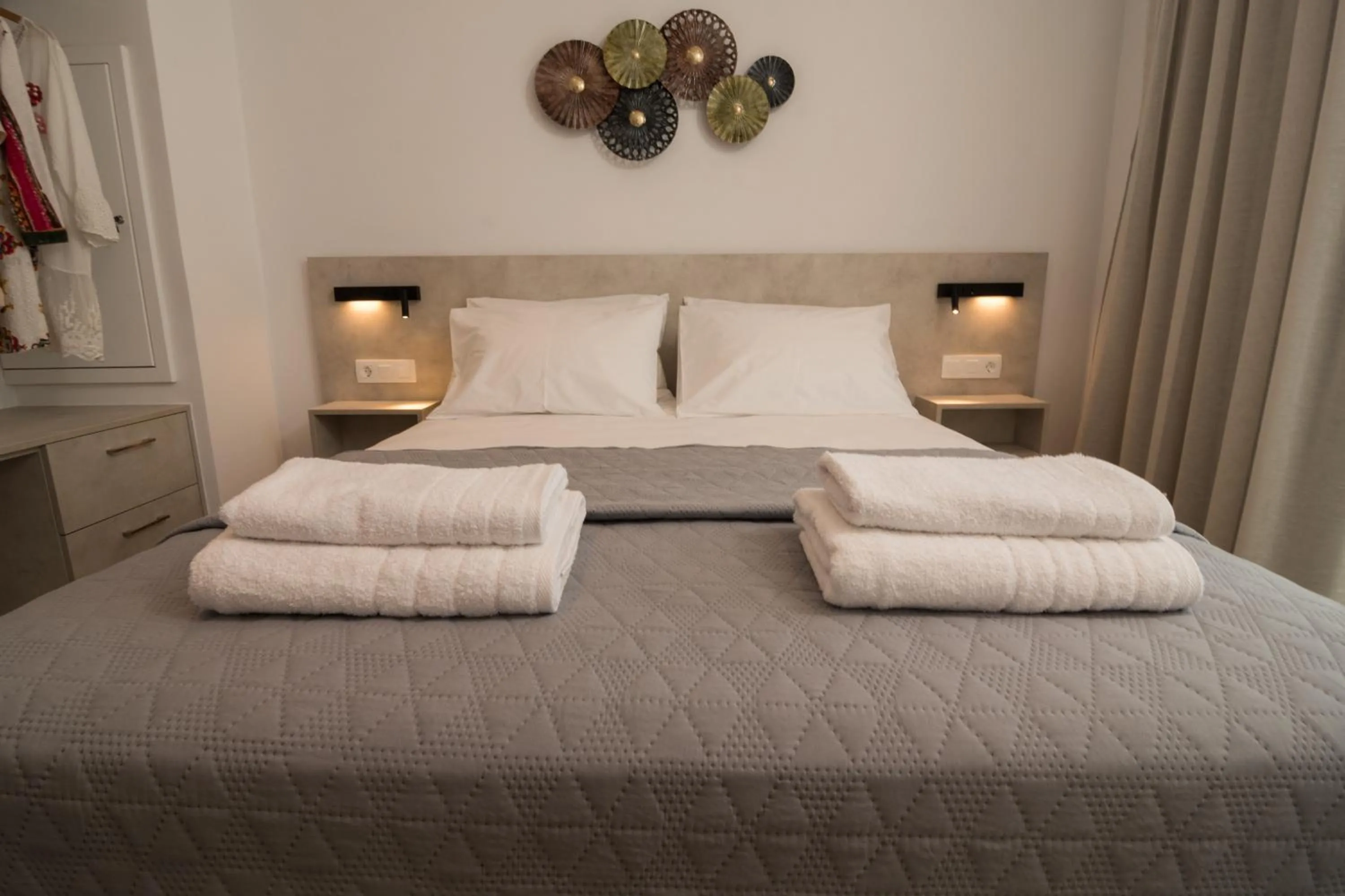 Bedroom, Bed in Evriali Comfort Living