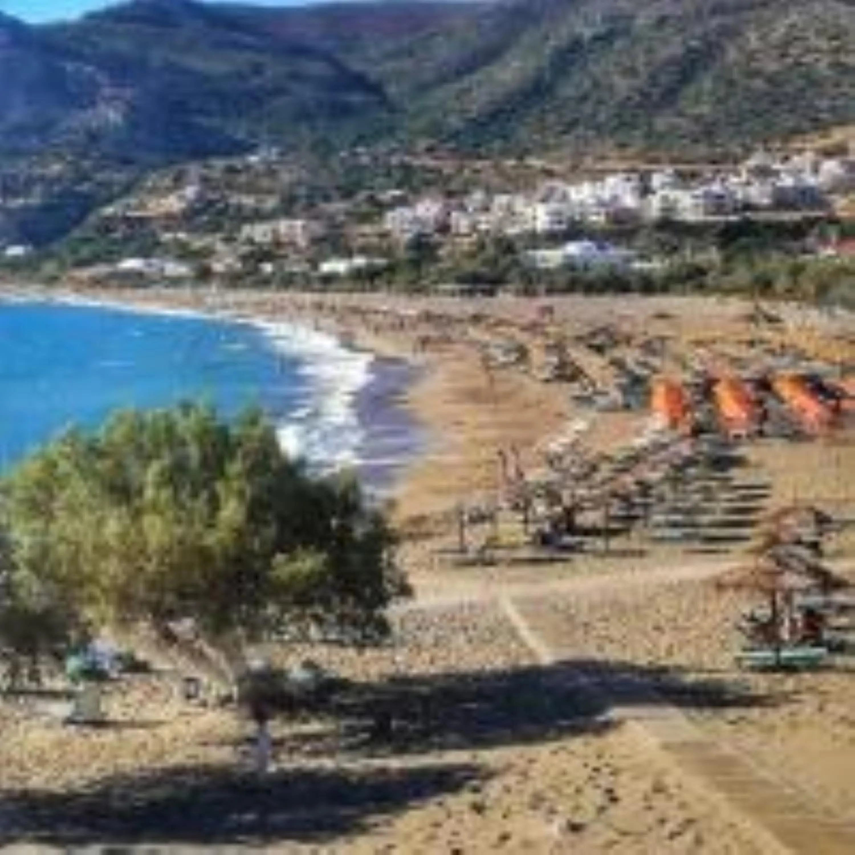 Beach in Evriali Comfort Living