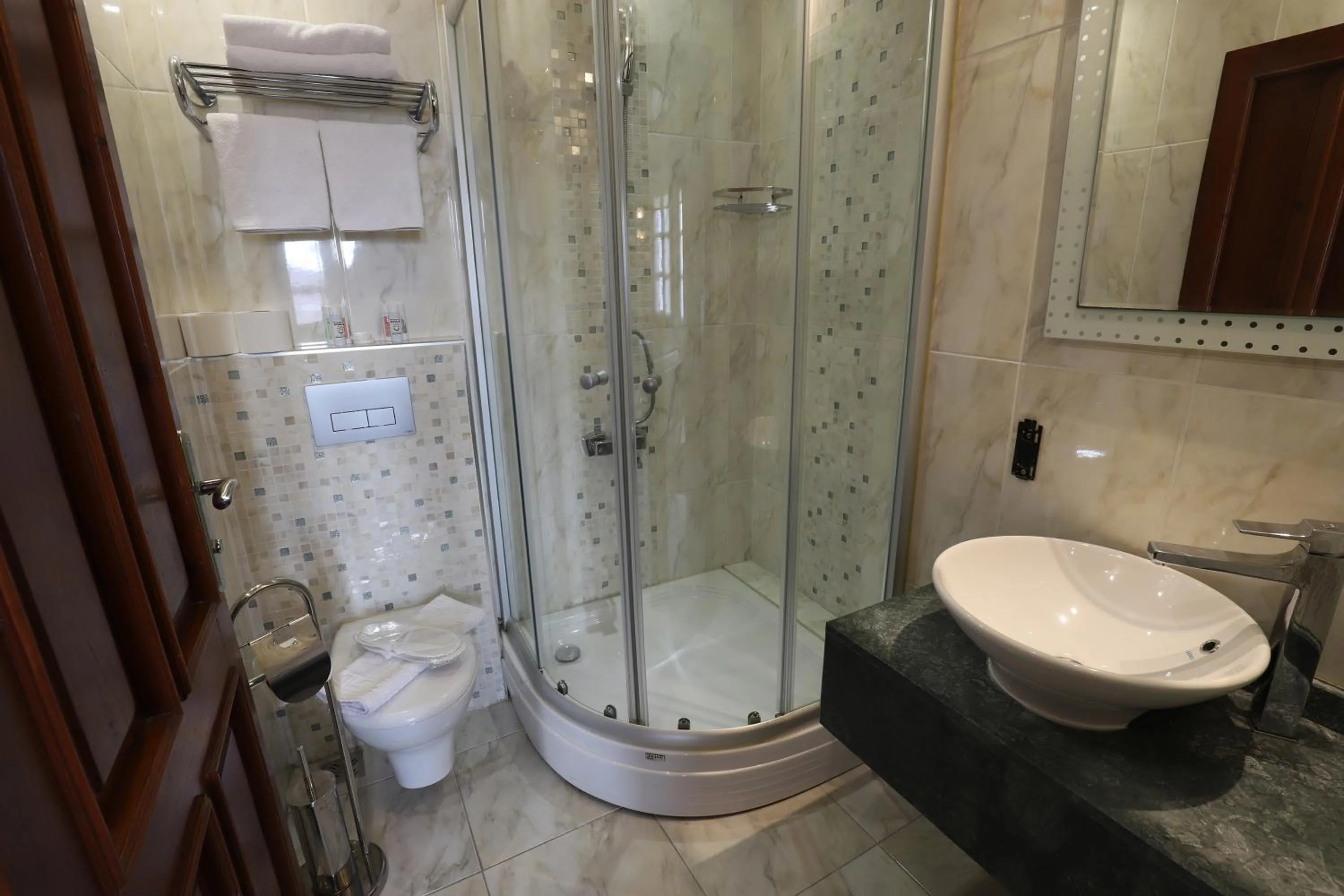 Shower in White Garden Hotel-Adult Only