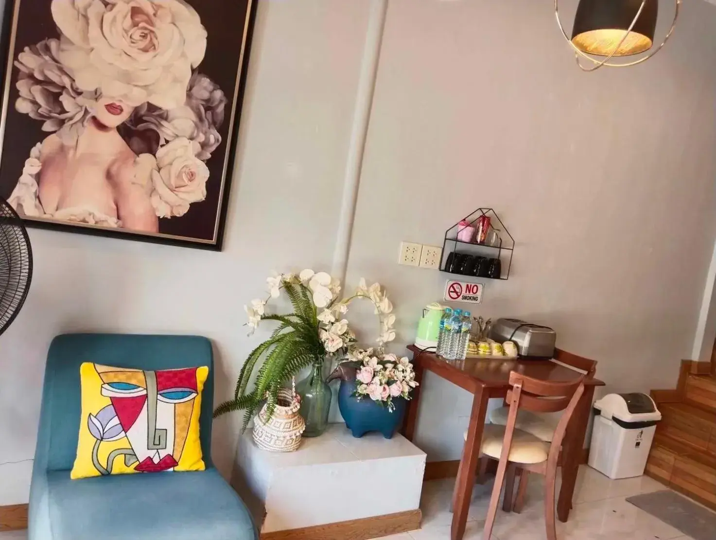 Living room in Baan Bua Talay Living room in Baan Bua Talay