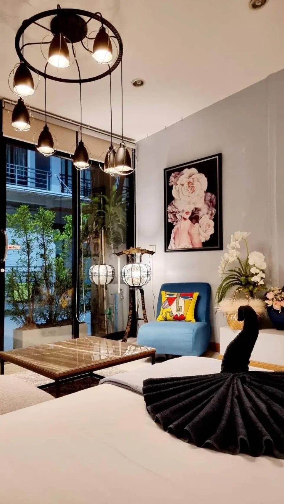 Living room in Baan Bua Talay Living room in Baan Bua Talay