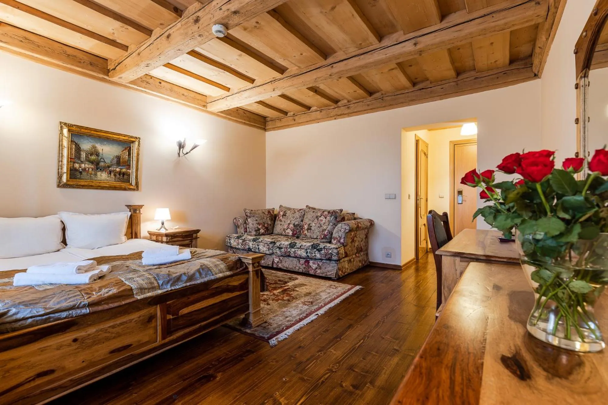 Bed in Hotel Marysin Dwór