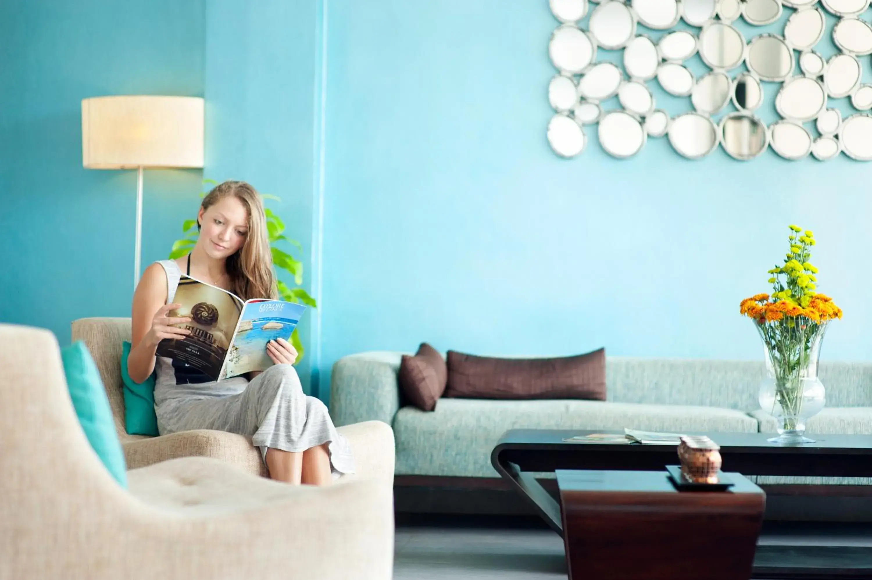 Lobby or reception in The Beach Apartments Lobby or reception in The Beach Apartments