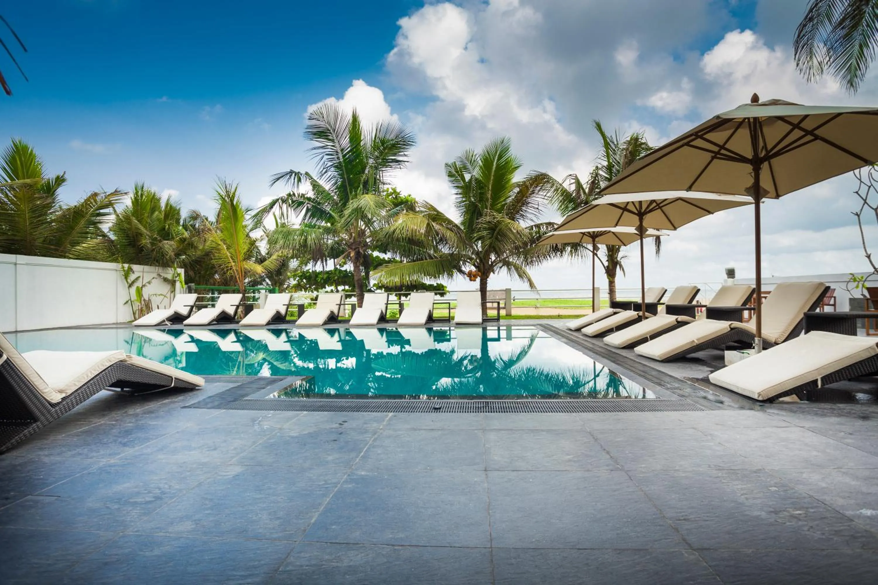 Swimming pool in The Beach Apartments