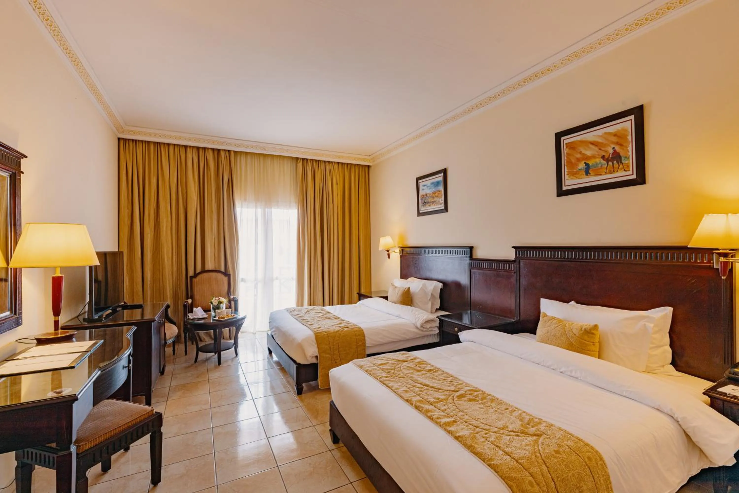 Bed in Grand Mogador Agdal & Spa