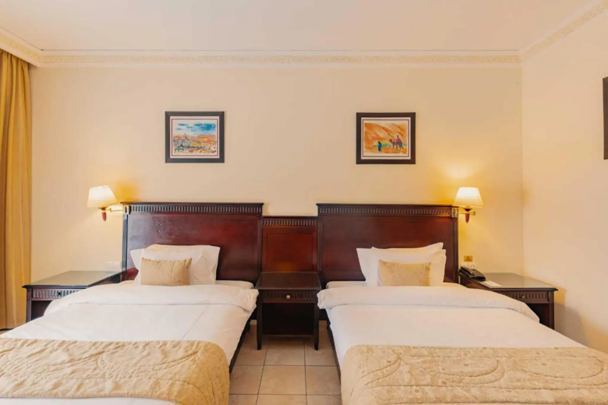 Twin Room with Pool View in Grand Mogador Agdal & Spa Twin Room with Pool View in Grand Mogador Agdal & Spa