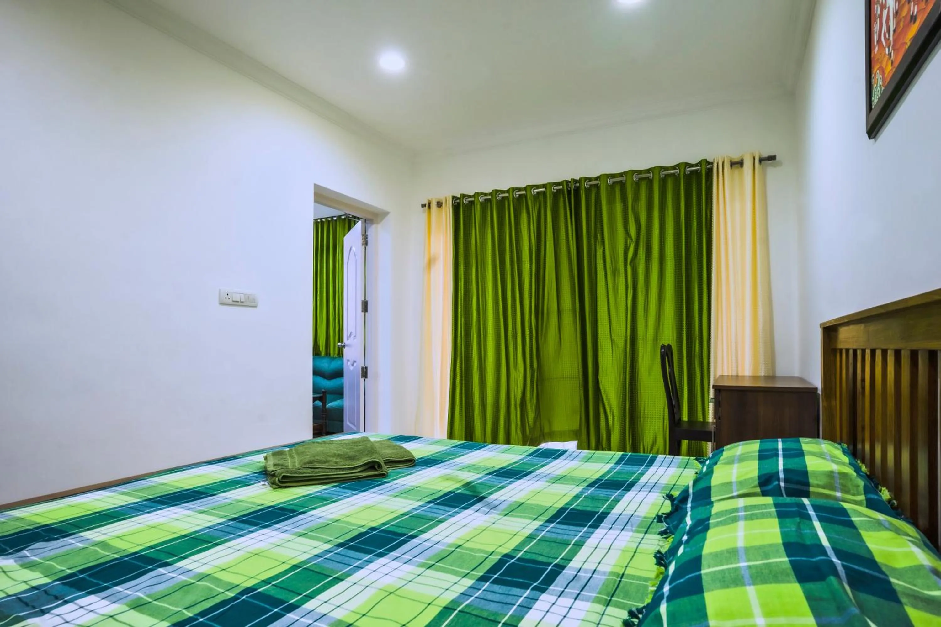 Bedroom, Bed in Vasudevam Premium Suites