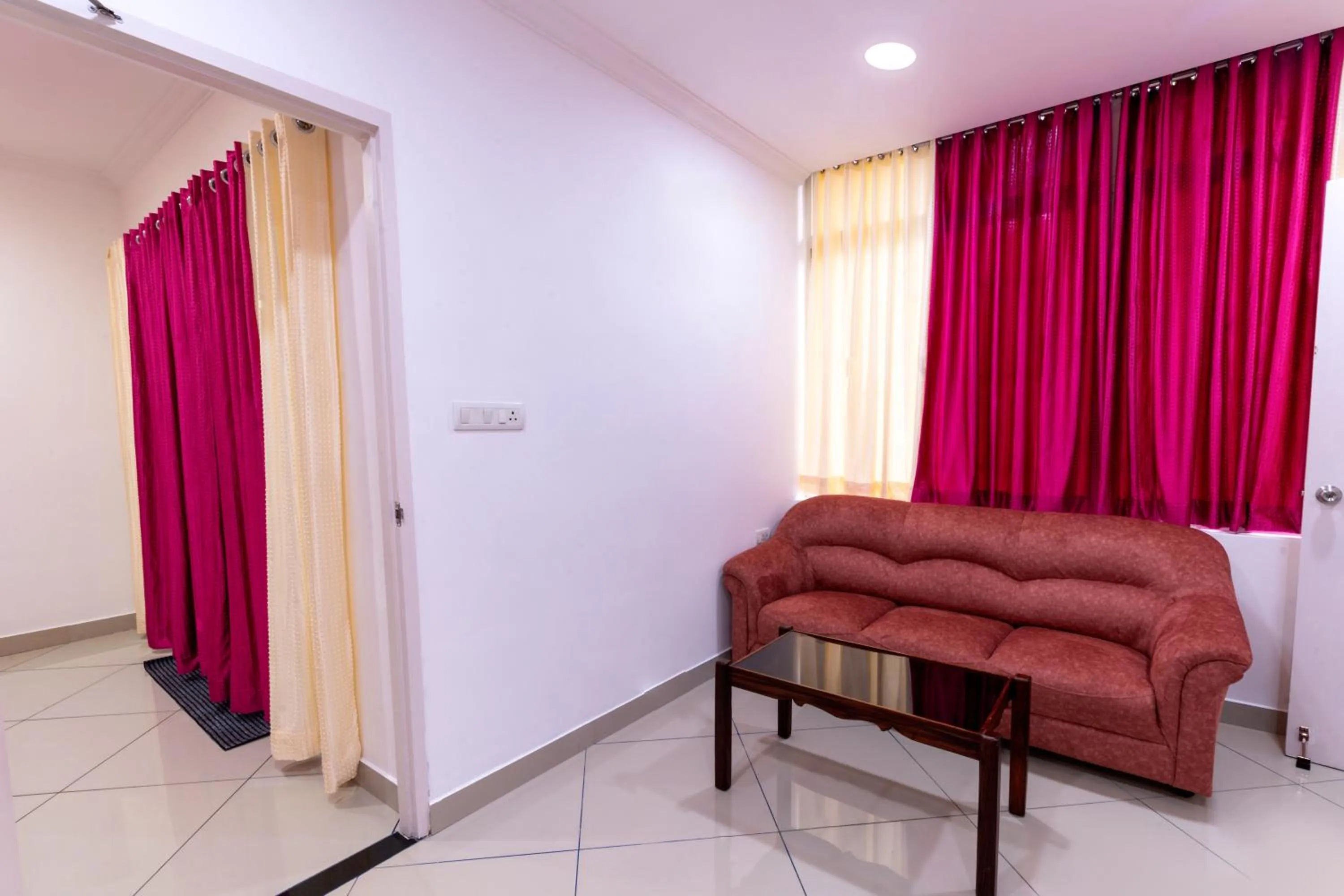 Living room in Vasudevam Premium Suites